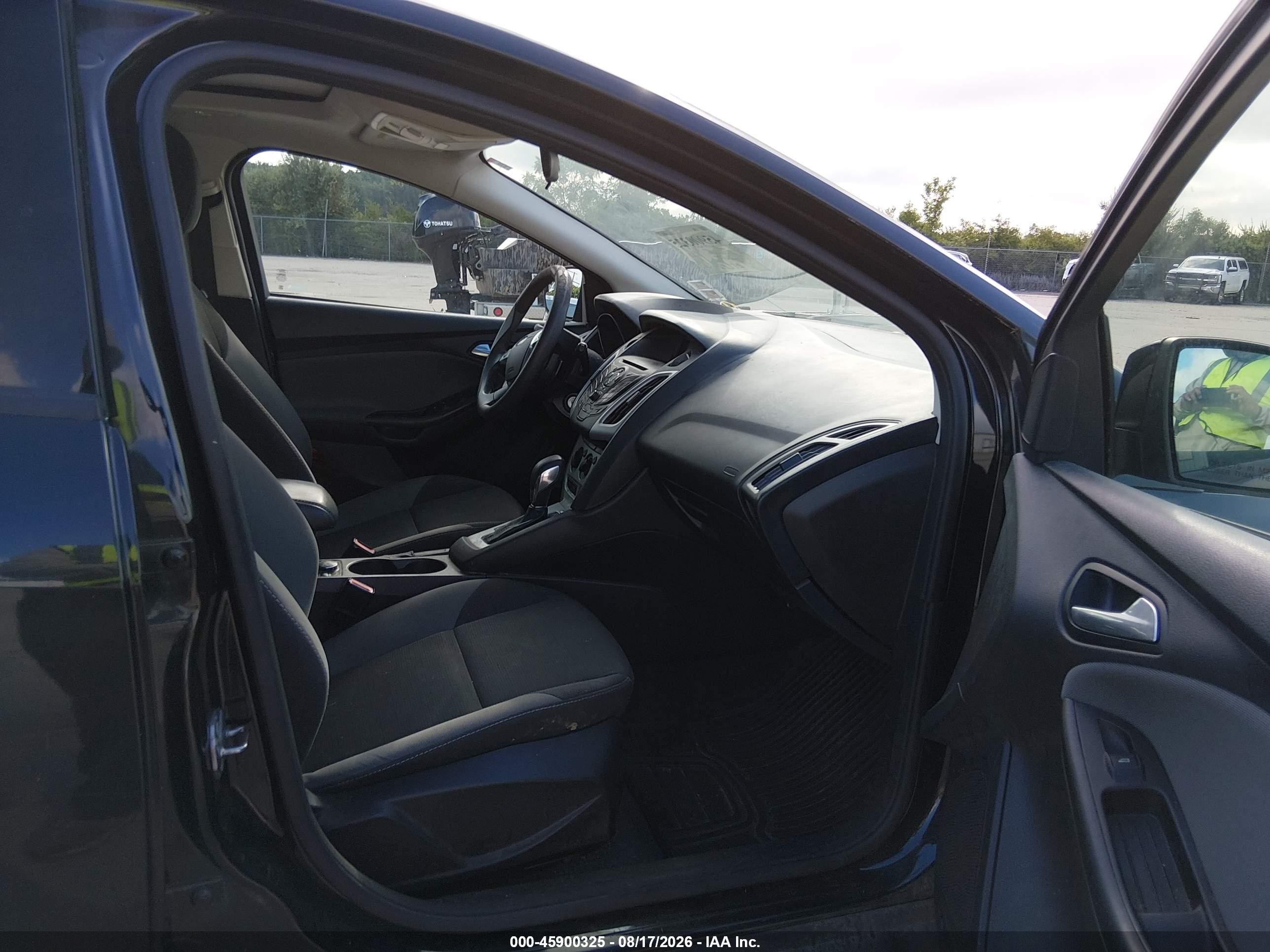 2012 Ford Focus Se Black vin: 1FAHP3K25CL476543