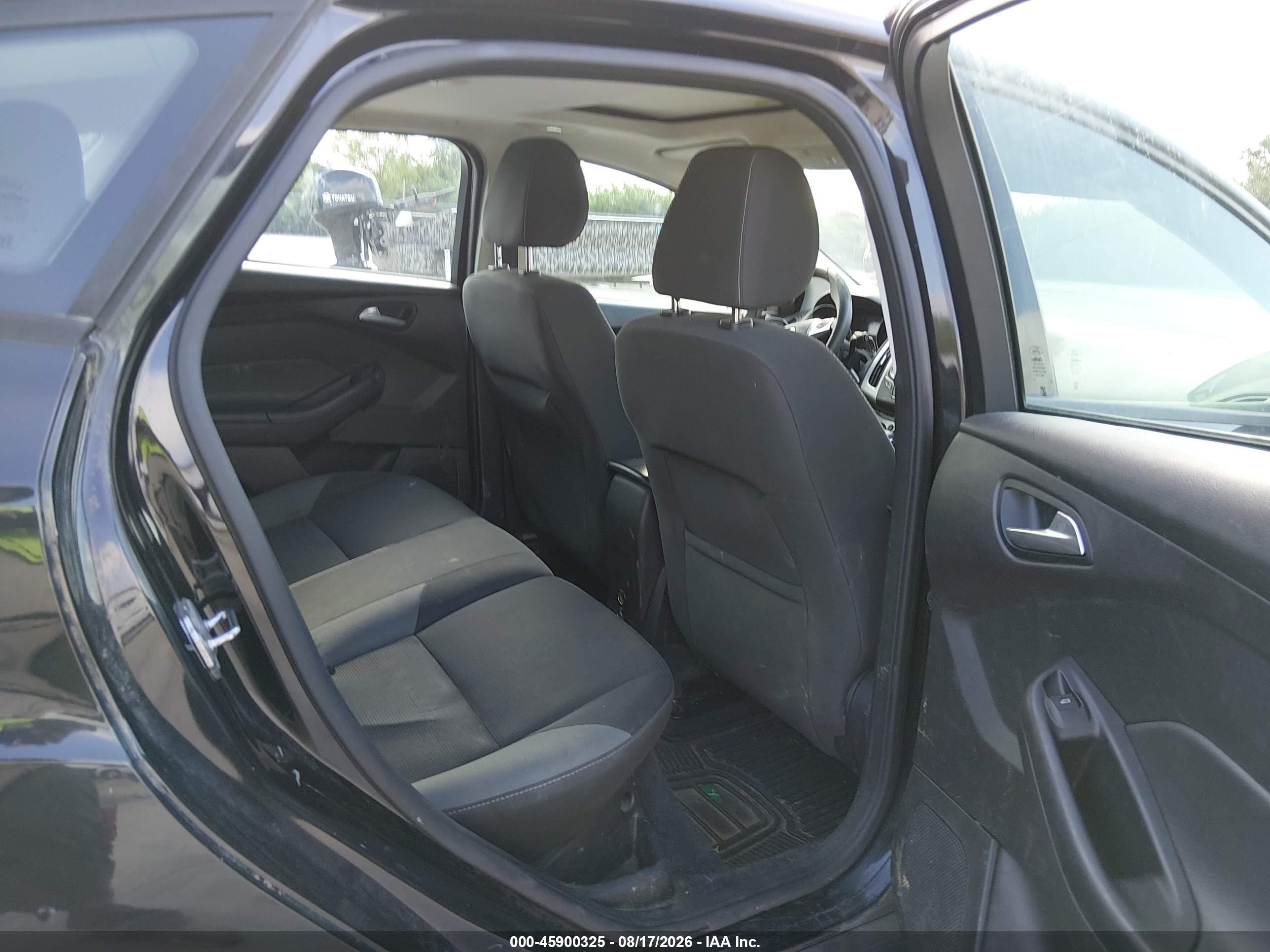 2012 Ford Focus Se Black vin: 1FAHP3K25CL476543