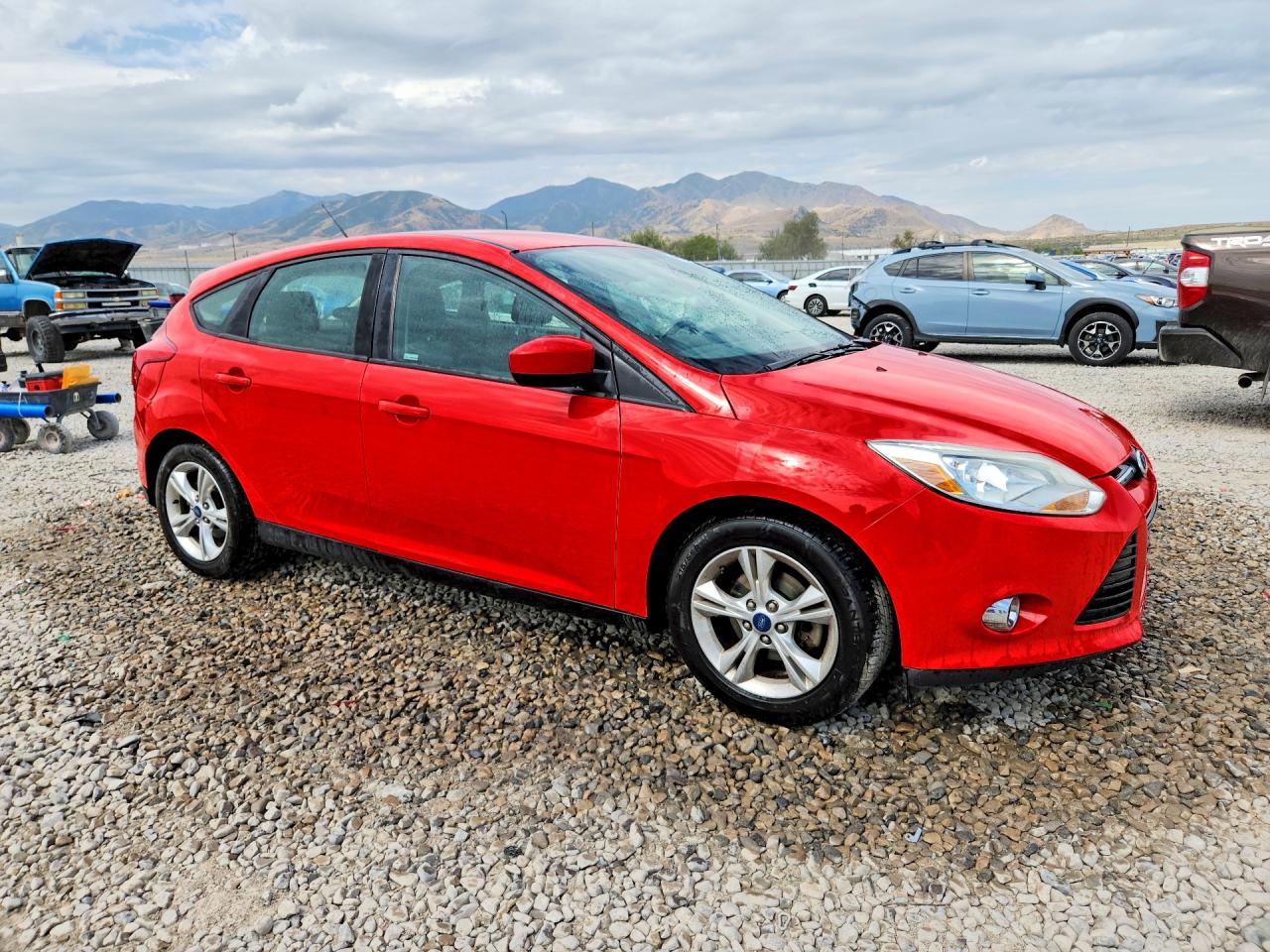 2012 Ford Focus Se Red vin: 1FAHP3K26CL105021