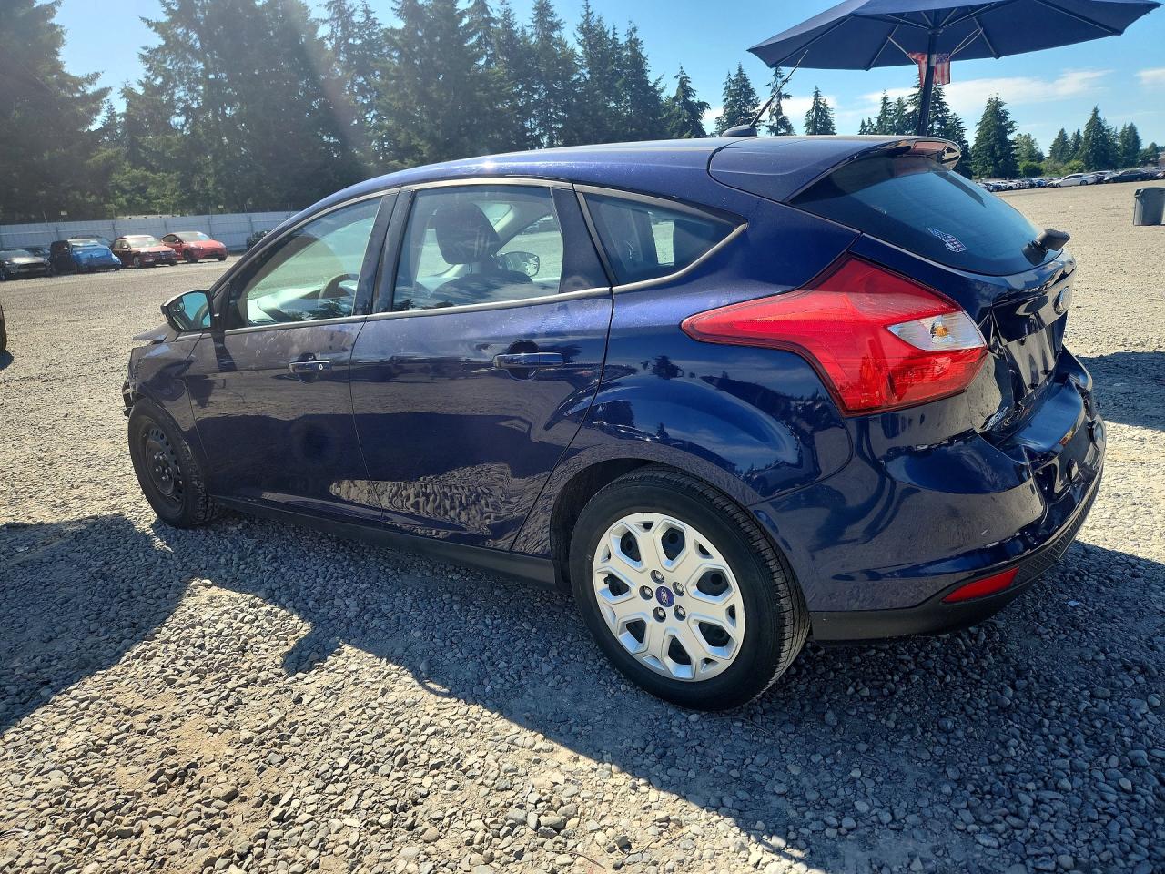 2012 Ford Focus Se Blue vin: 1FAHP3K26CL112356
