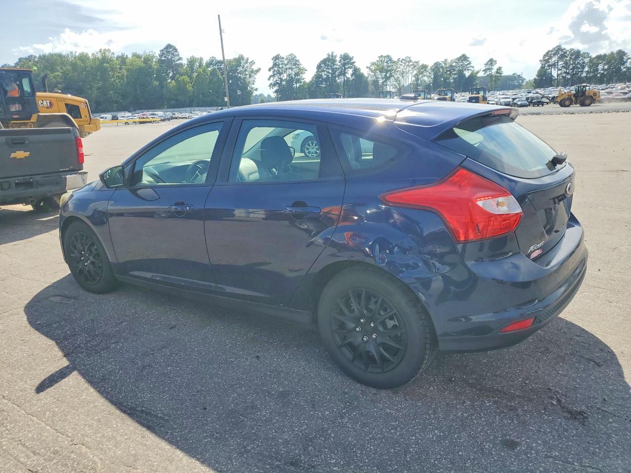 2012 Ford Focus Se Blue vin: 1FAHP3K26CL117511