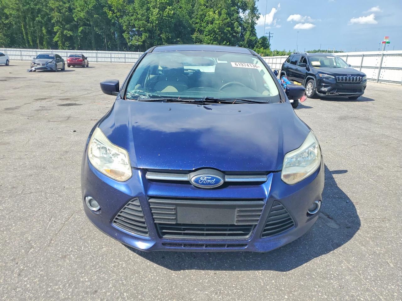 2012 Ford Focus Se Blue vin: 1FAHP3K26CL117511