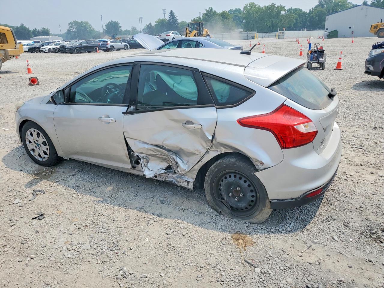 2012 Ford Focus Se Silver vin: 1FAHP3K26CL248146