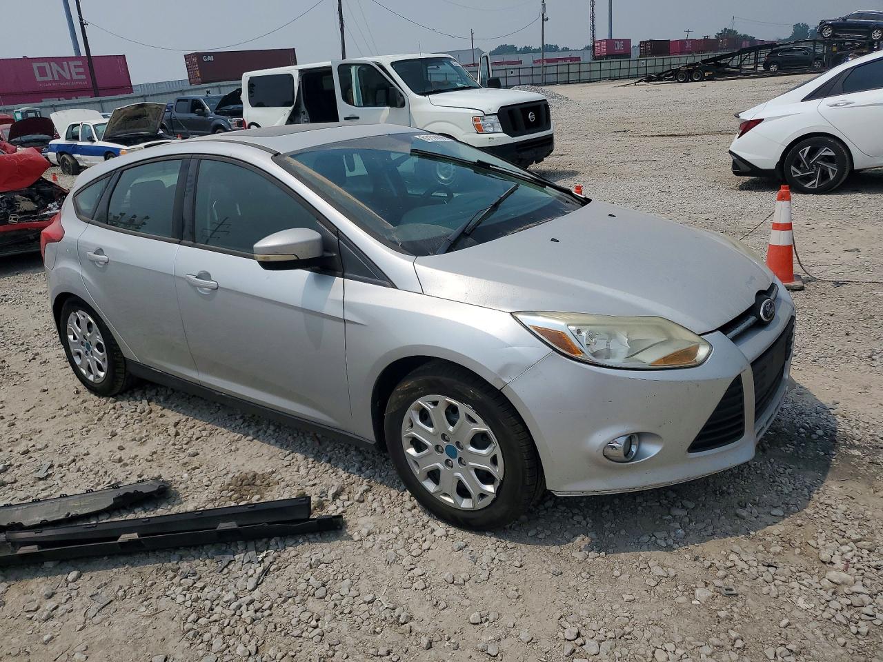 2012 Ford Focus Se Silver vin: 1FAHP3K26CL248146