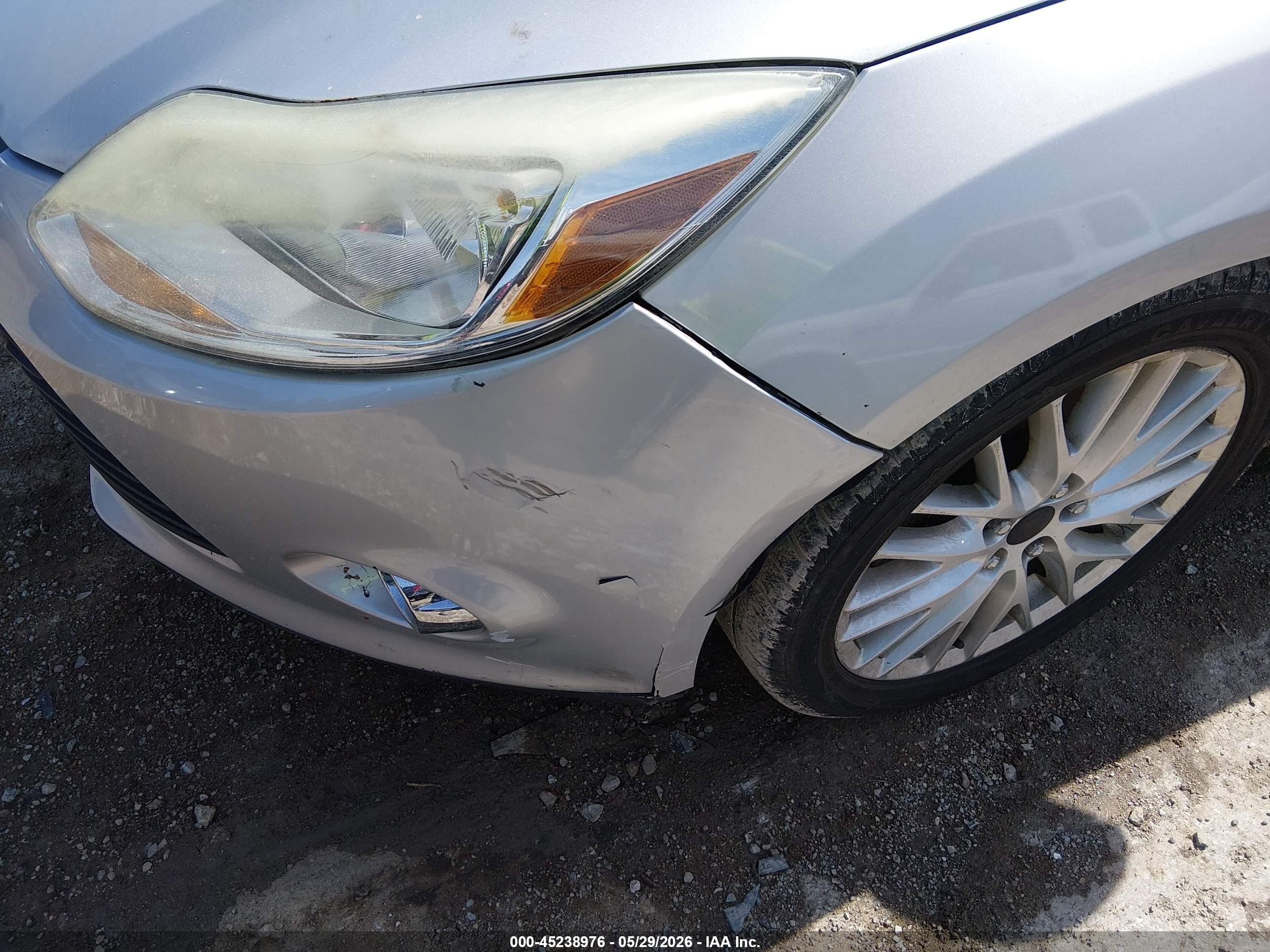 2012 Ford Focus Se Silver vin: 1FAHP3K26CL328921