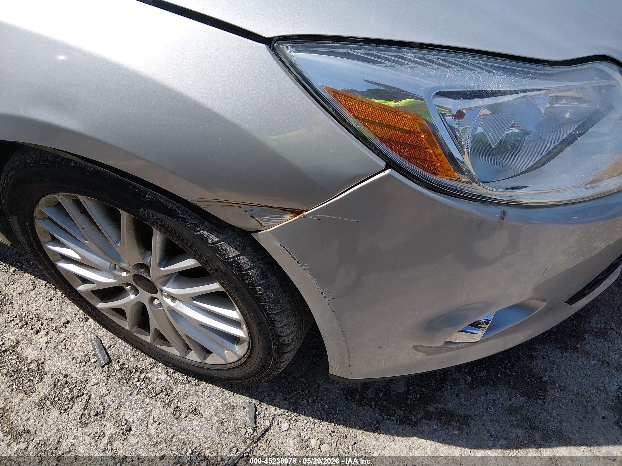 2012 Ford Focus Se Silver vin: 1FAHP3K26CL328921