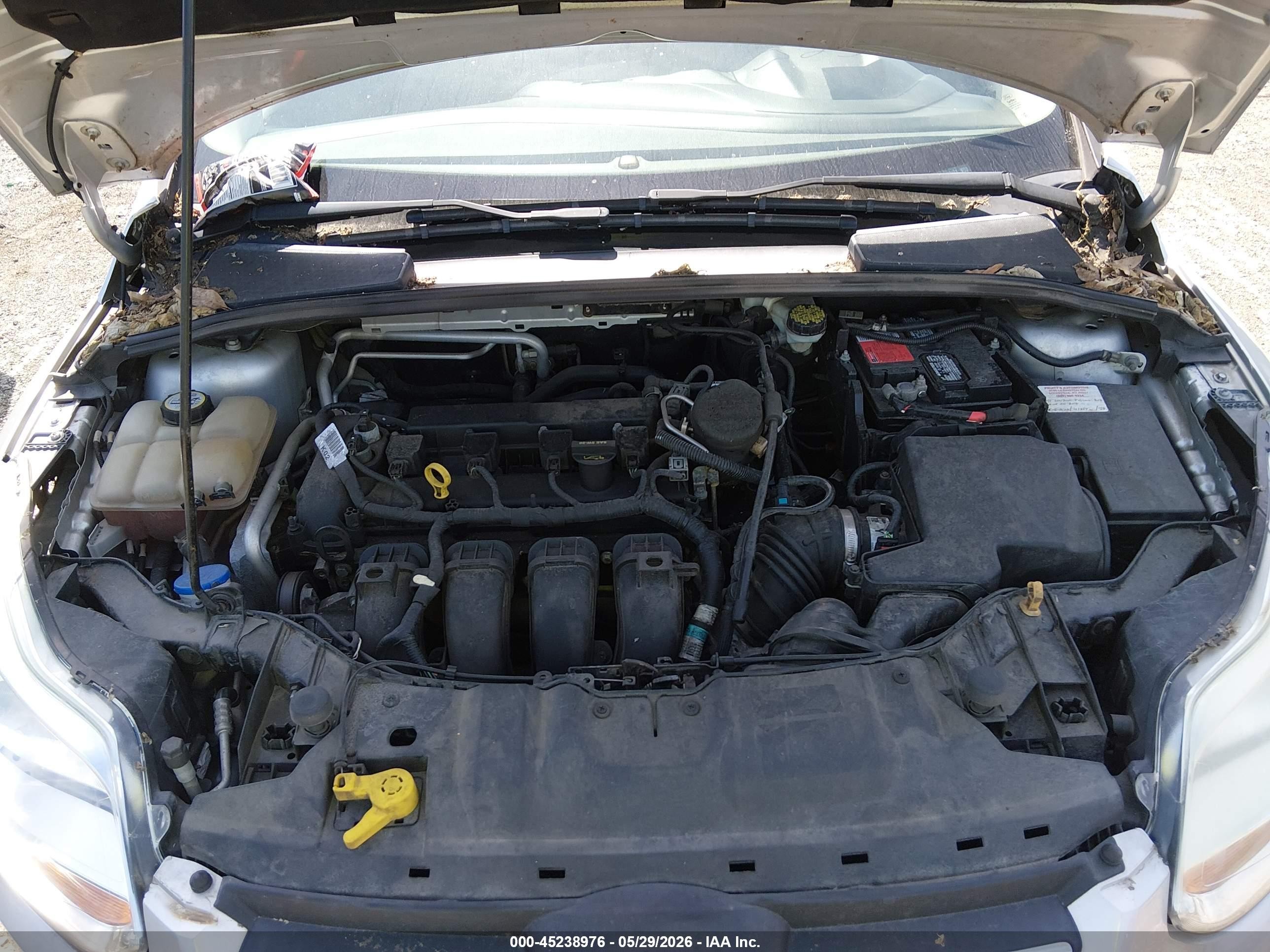 2012 Ford Focus Se Silver vin: 1FAHP3K26CL328921