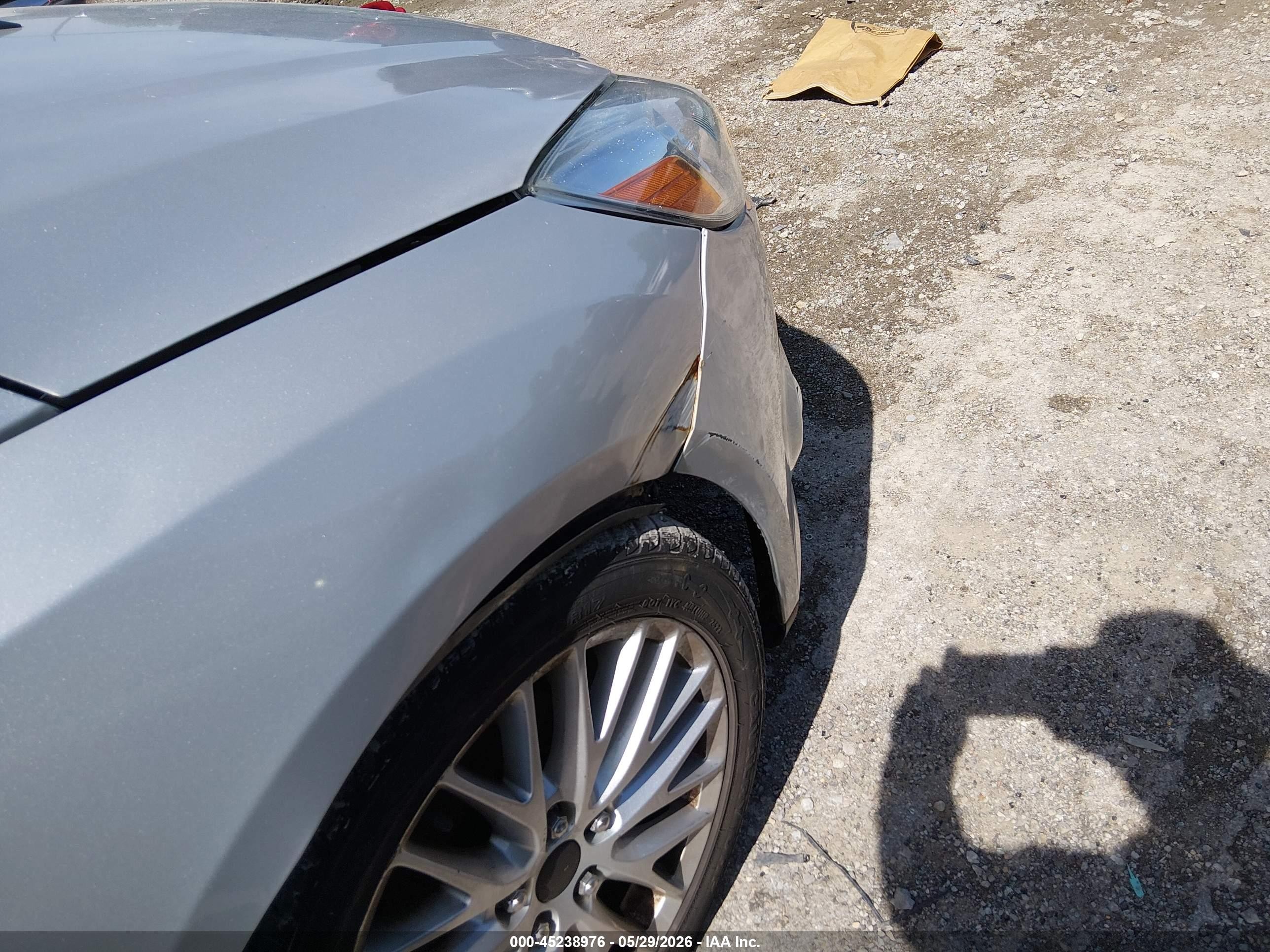 2012 Ford Focus Se Silver vin: 1FAHP3K26CL328921