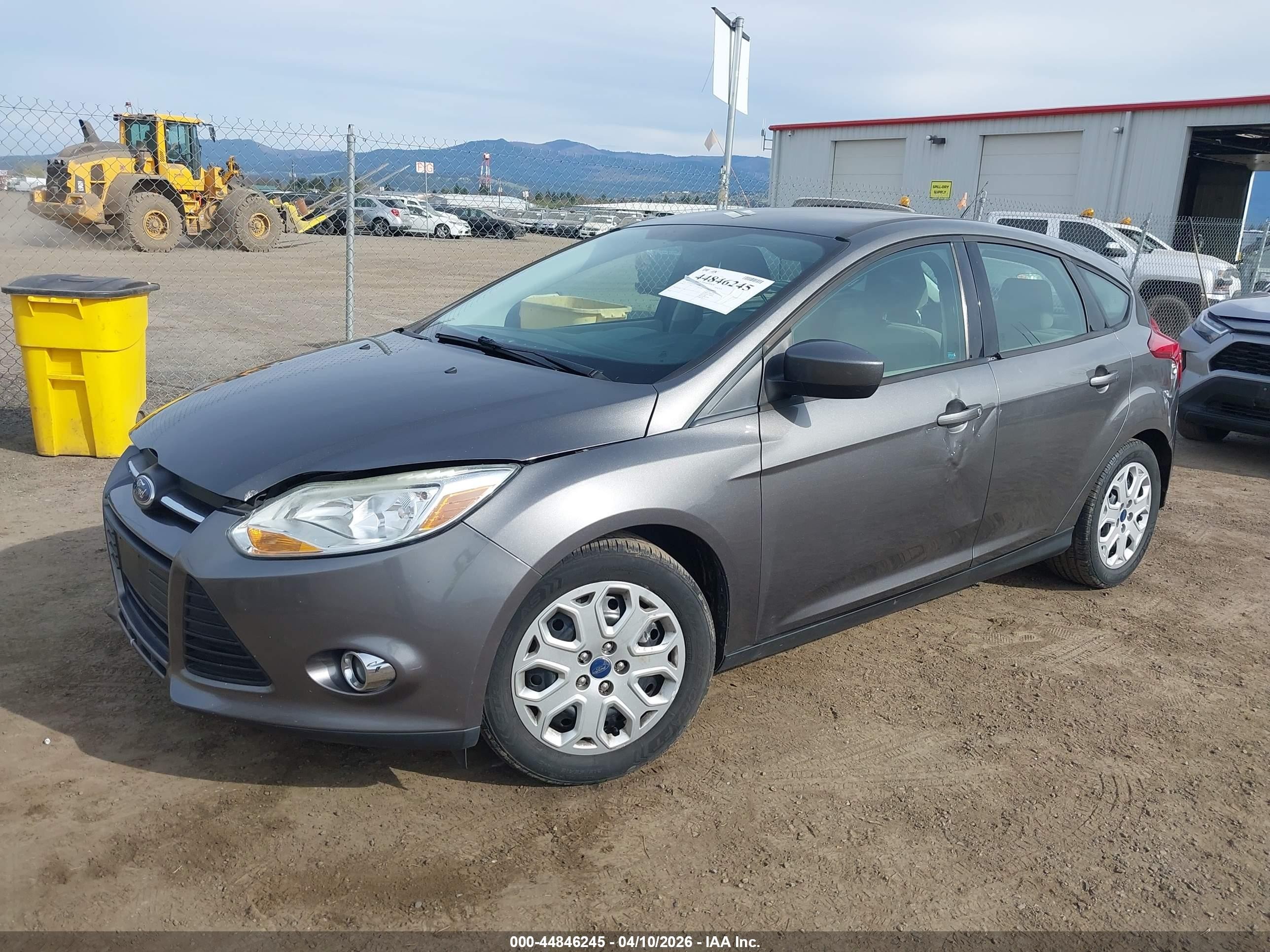 2012 Ford Focus Se Gray vin: 1FAHP3K26CL330748