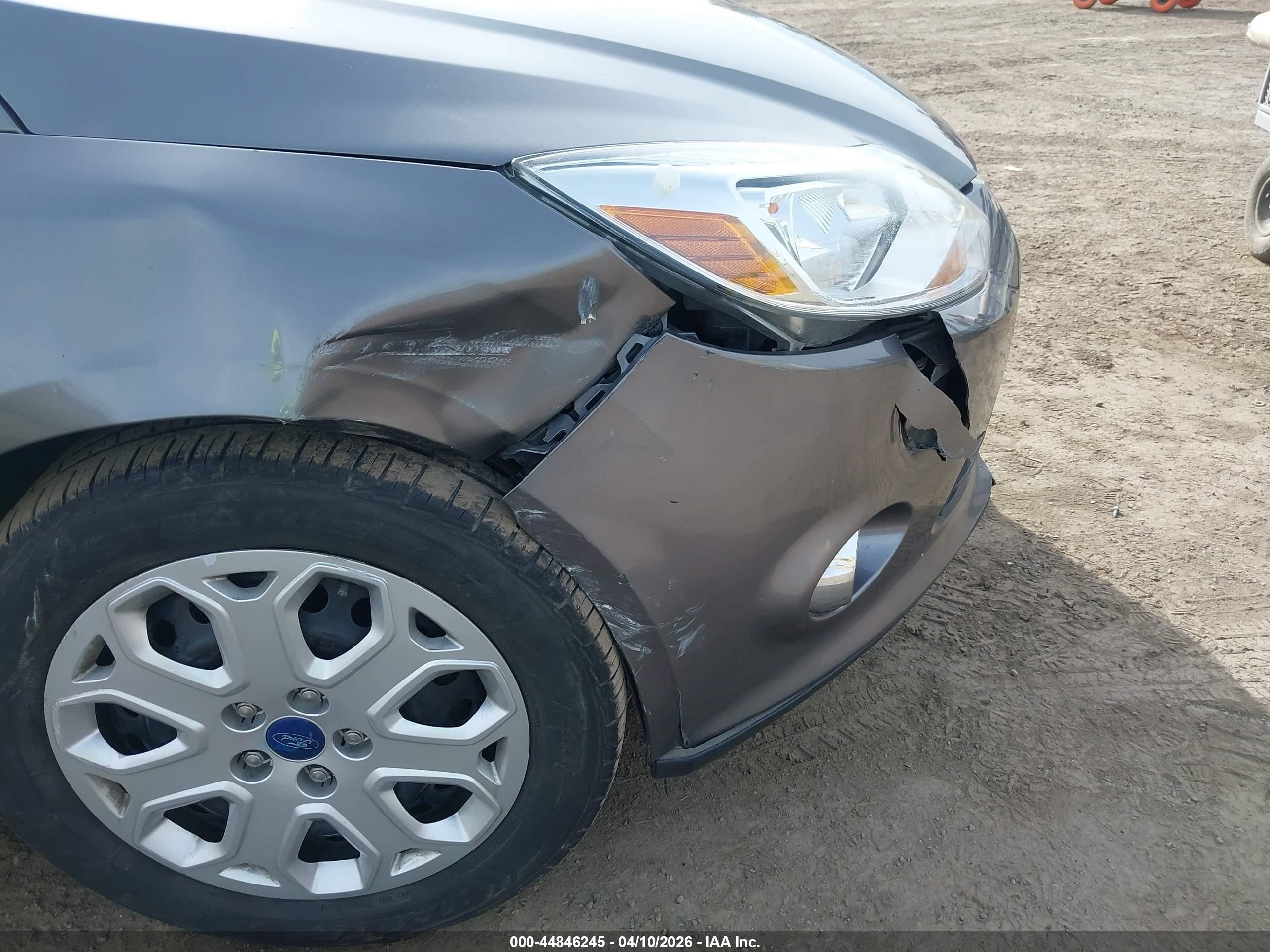 2012 Ford Focus Se Gray vin: 1FAHP3K26CL330748