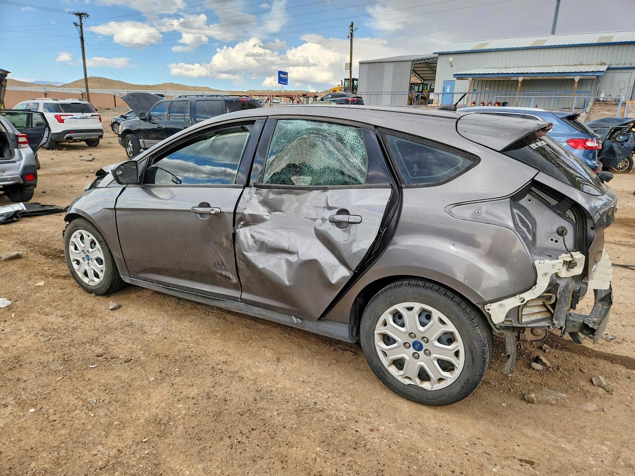 2012 Ford Focus Se Gray vin: 1FAHP3K26CL343984
