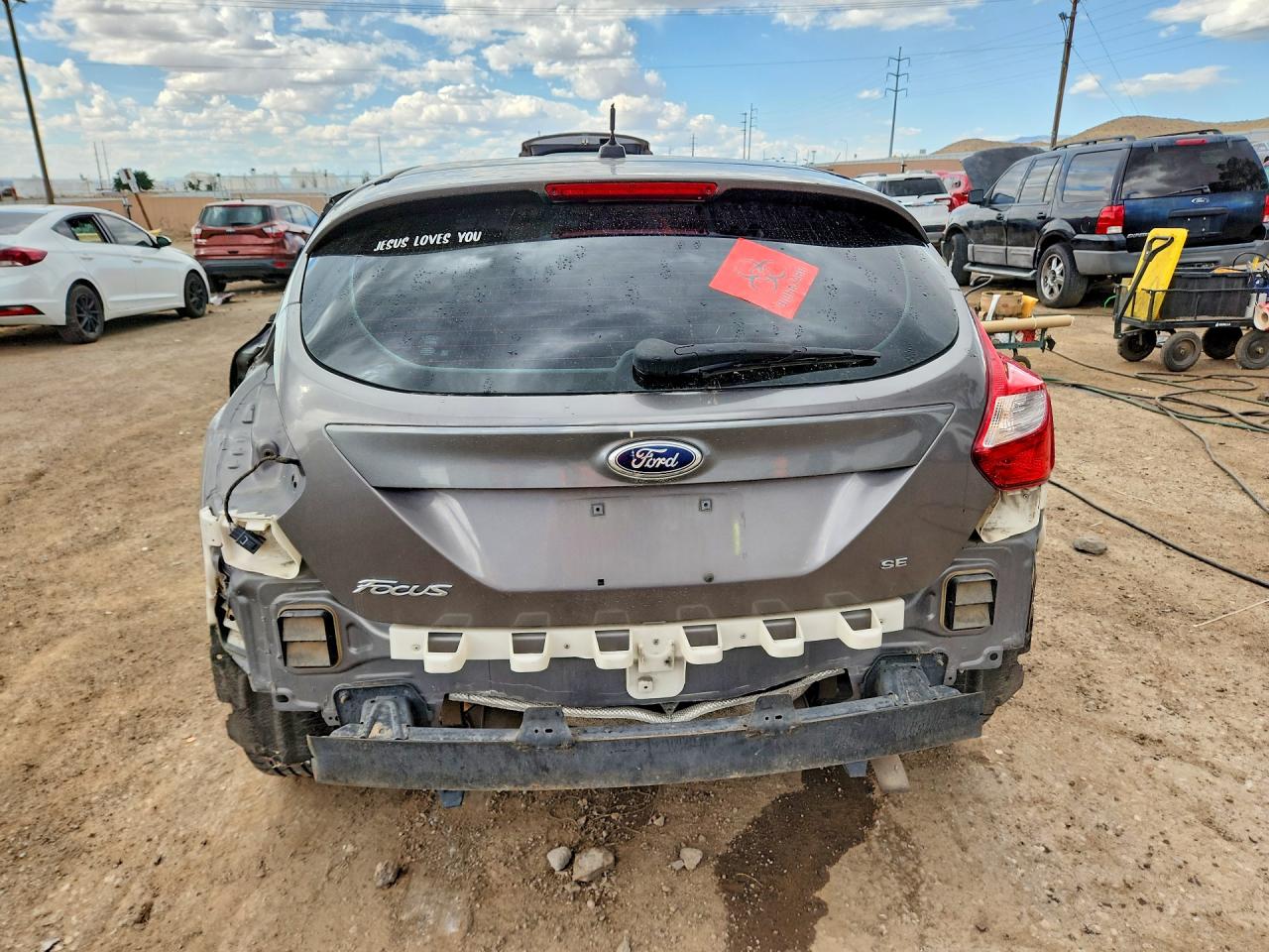2012 Ford Focus Se Gray vin: 1FAHP3K26CL343984