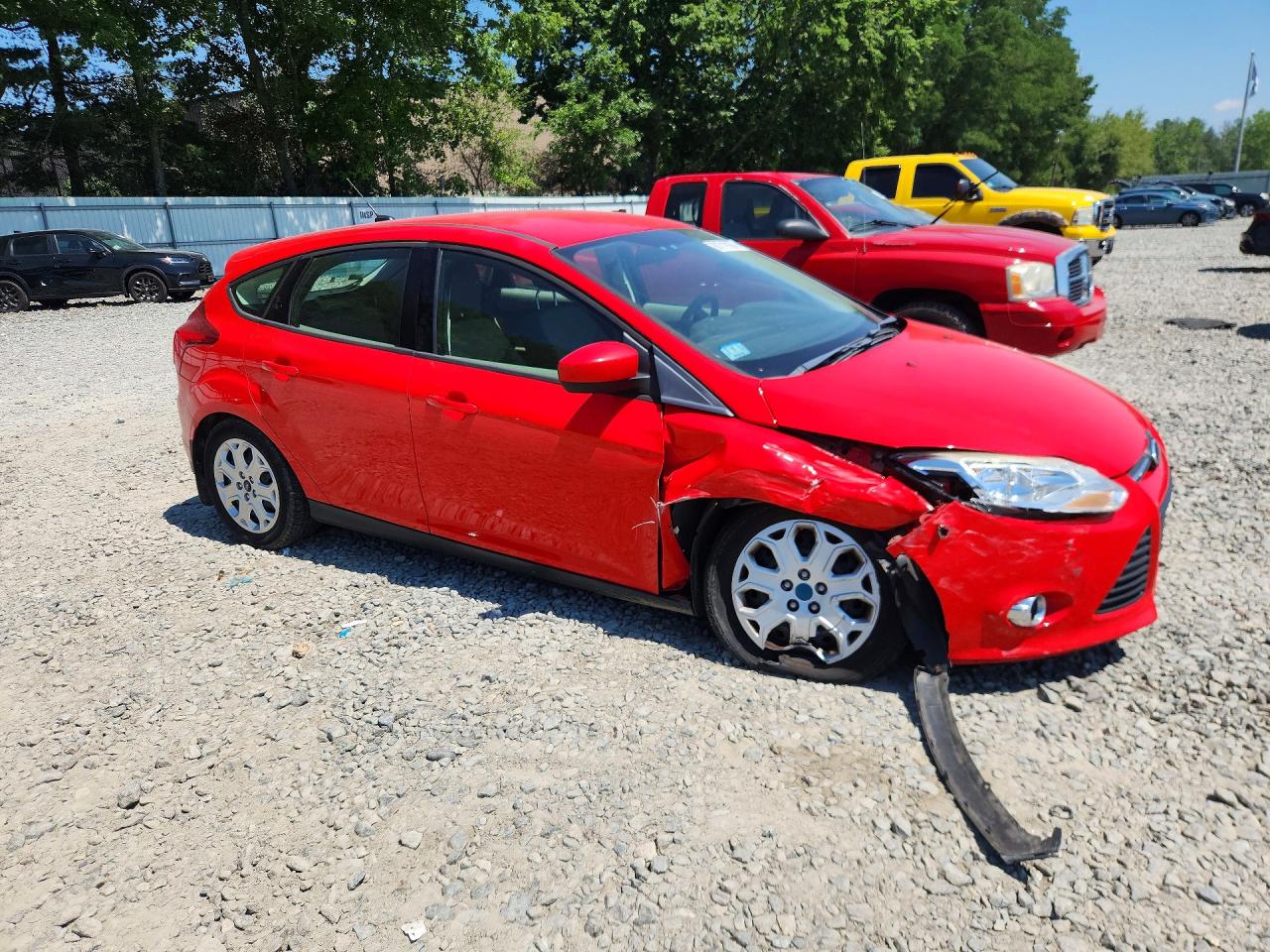 2012 Ford Focus Se Red vin: 1FAHP3K26CL351406