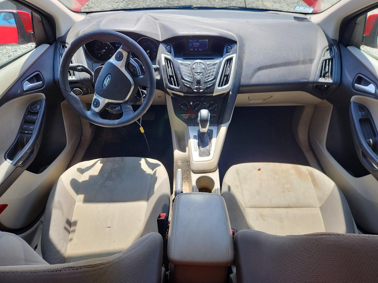 2012 Ford Focus Se Red vin: 1FAHP3K26CL351406