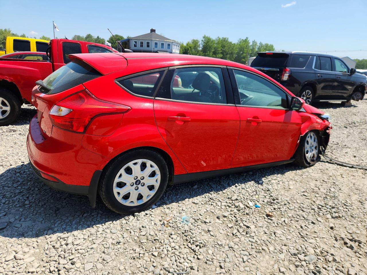 2012 Ford Focus Se Red vin: 1FAHP3K26CL351406