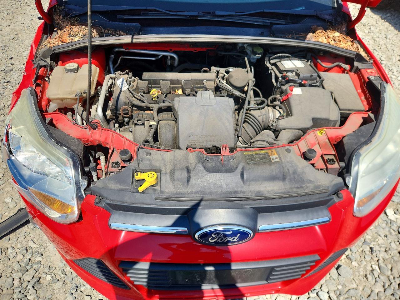 2012 Ford Focus Se Red vin: 1FAHP3K26CL351406