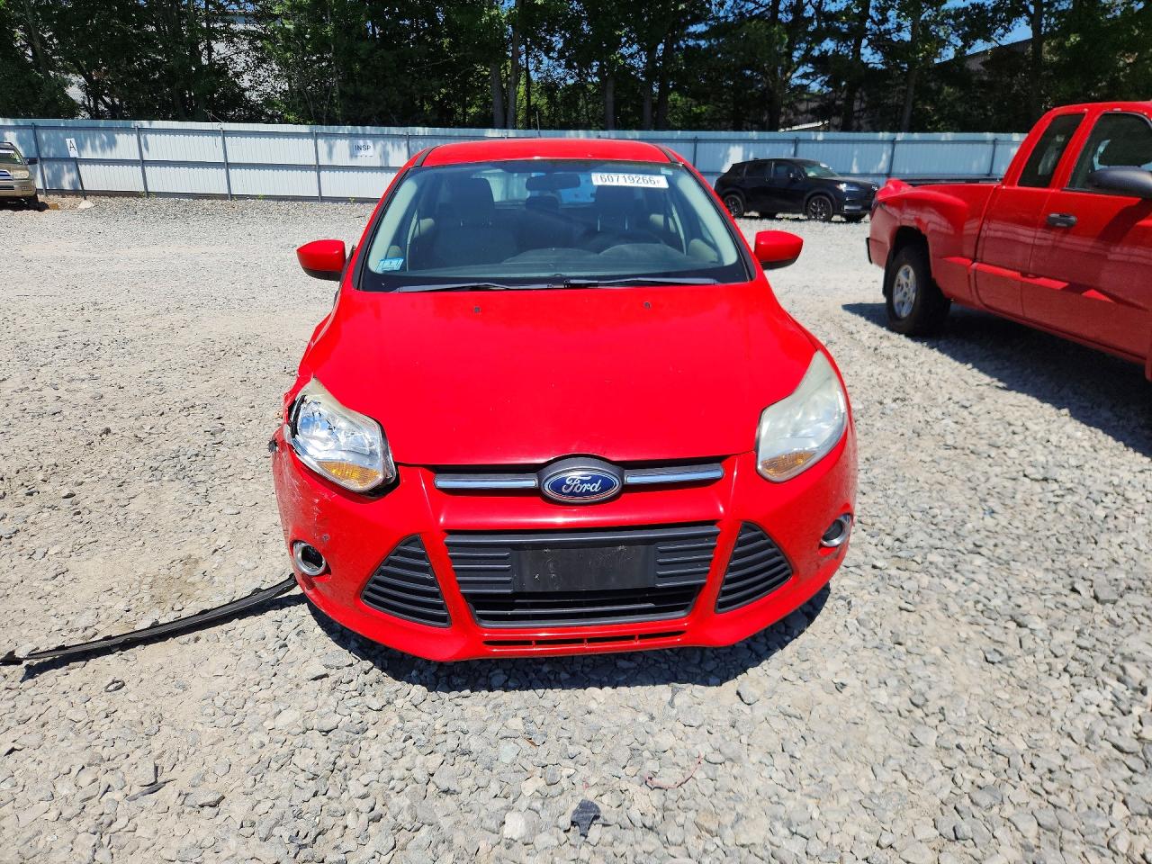 2012 Ford Focus Se Red vin: 1FAHP3K26CL351406