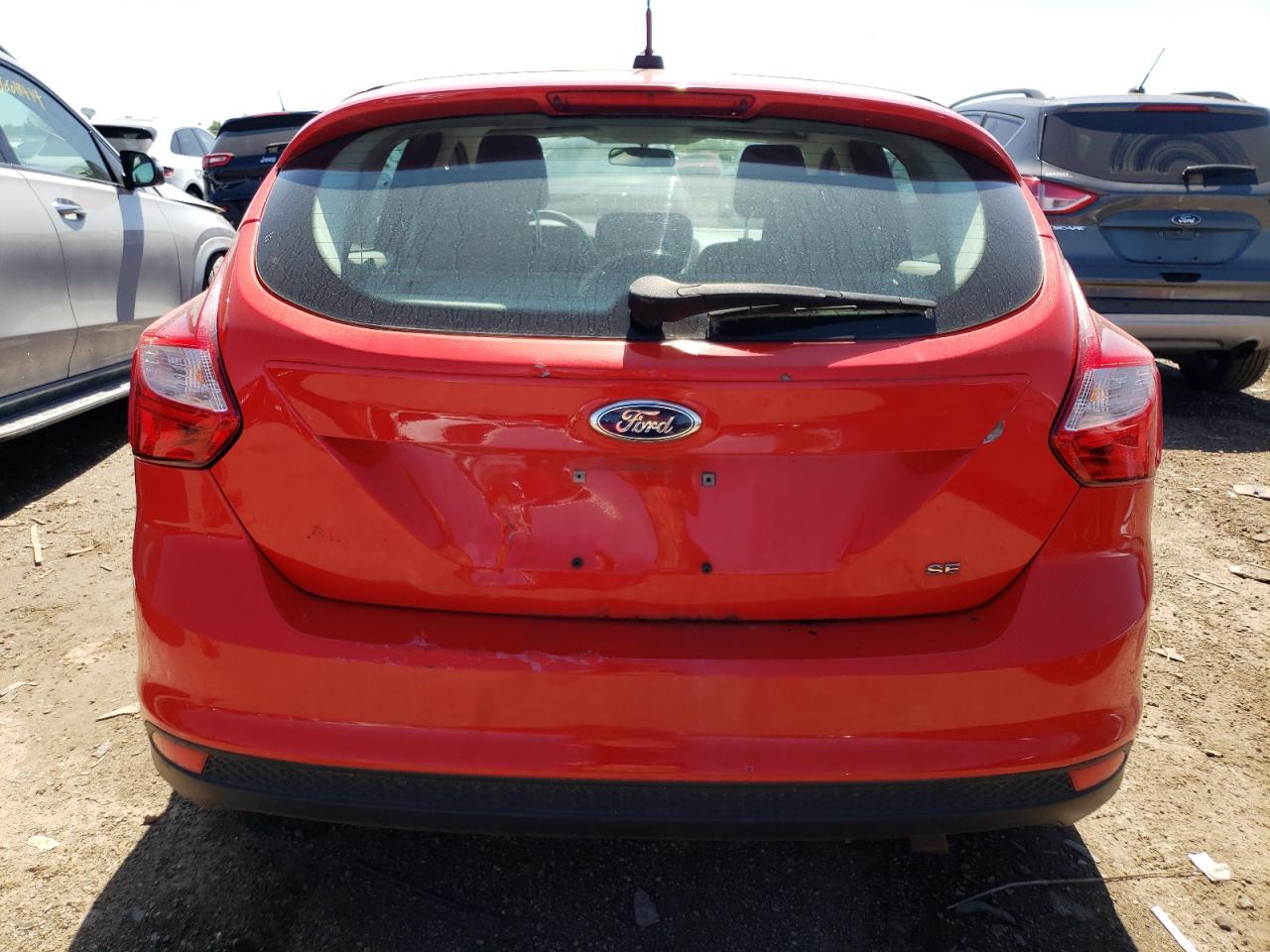 2012 Ford Focus Se Red vin: 1FAHP3K26CL361014