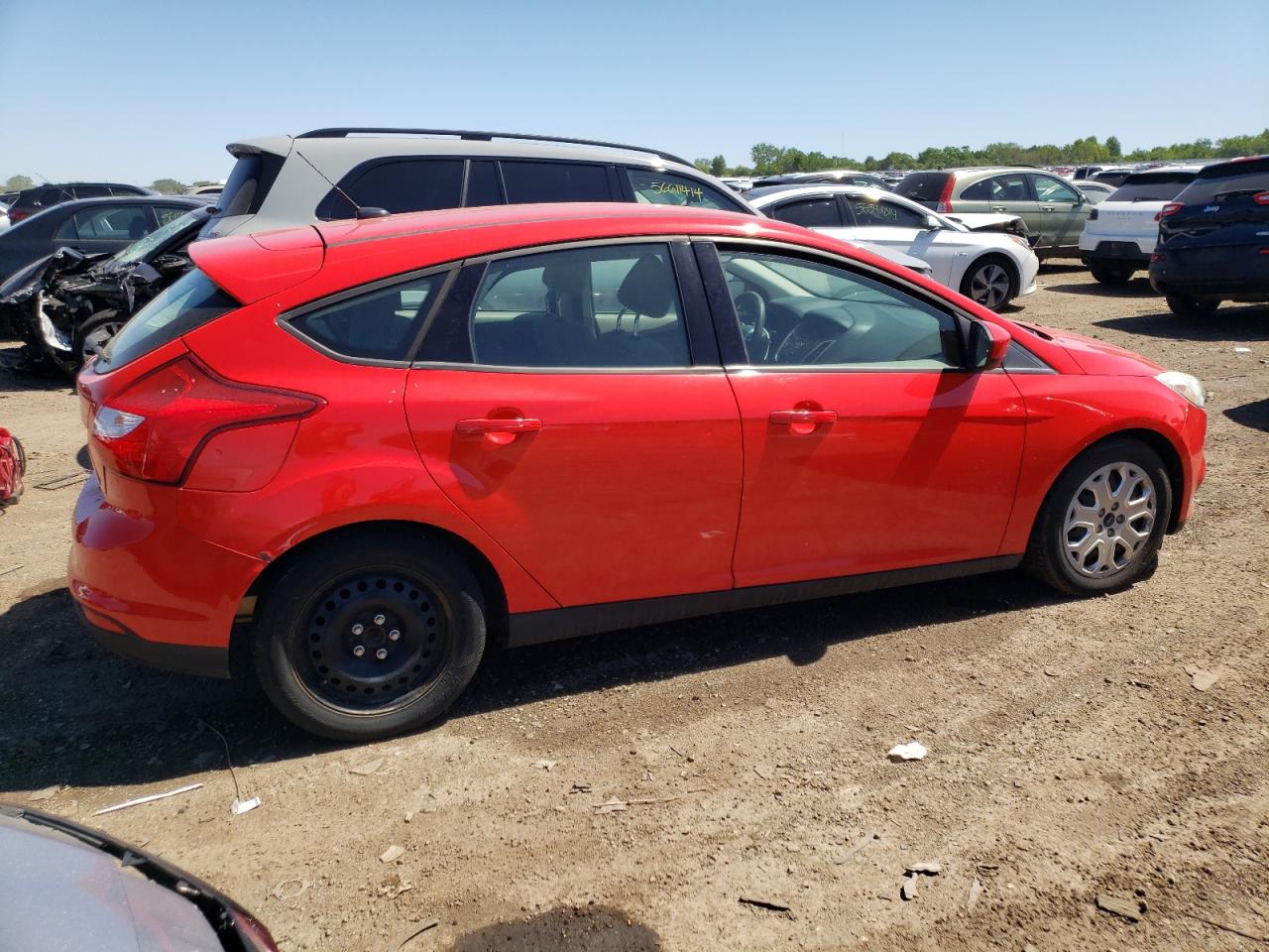 2012 Ford Focus Se Red vin: 1FAHP3K26CL361014