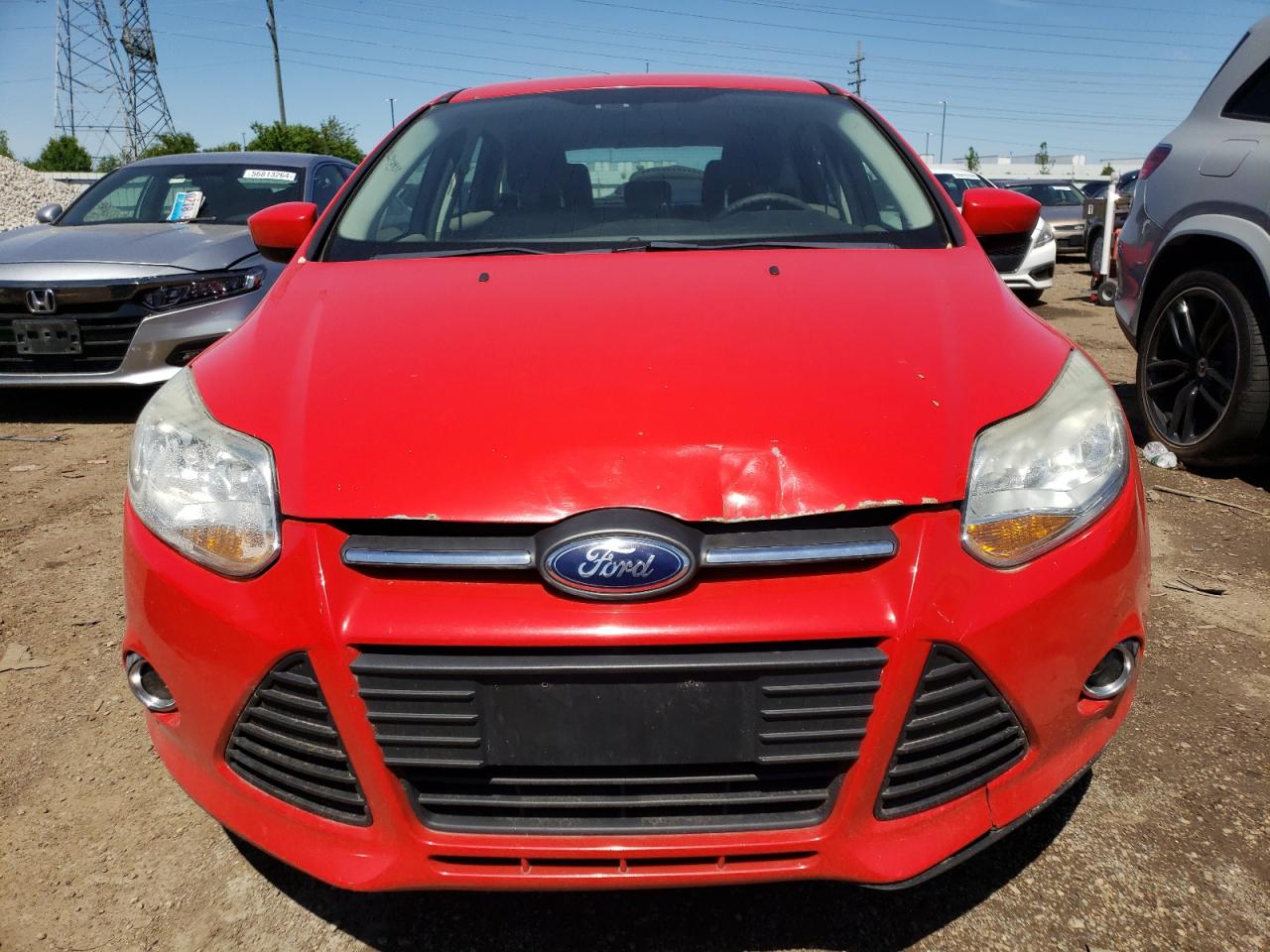 2012 Ford Focus Se Red vin: 1FAHP3K26CL361014