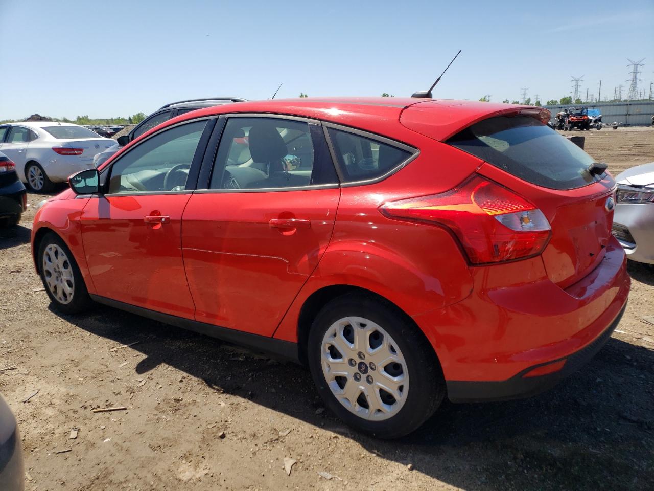 2012 Ford Focus Se Red vin: 1FAHP3K26CL361014