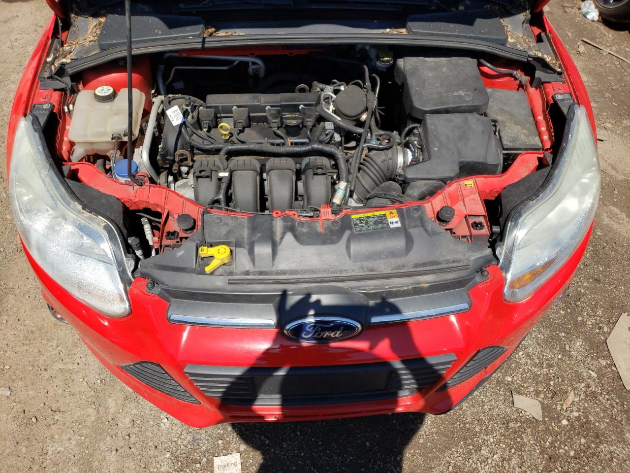 2012 Ford Focus Se Red vin: 1FAHP3K26CL361014