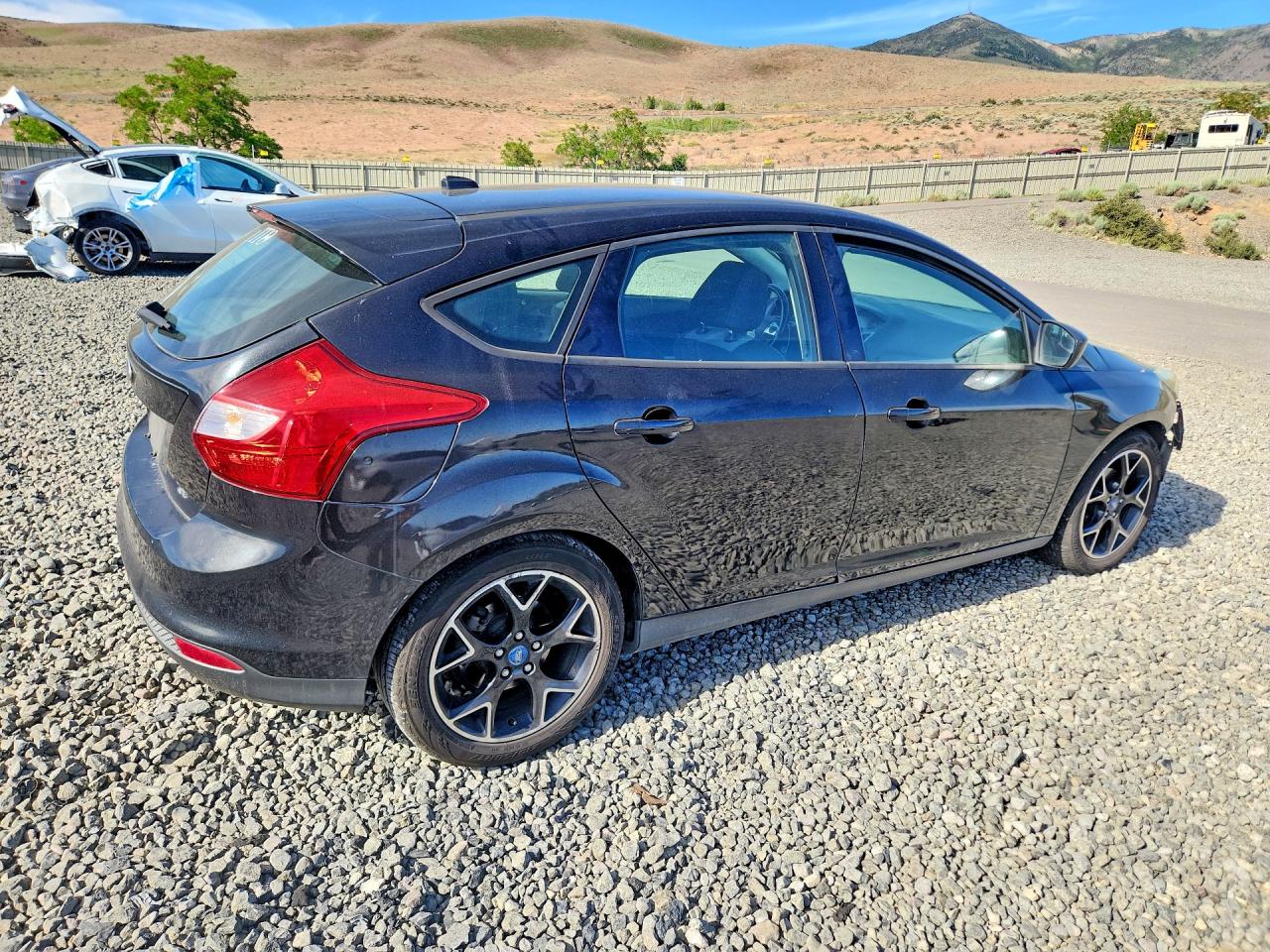 2012 Ford Focus Se Black vin: 1FAHP3K26CL400782