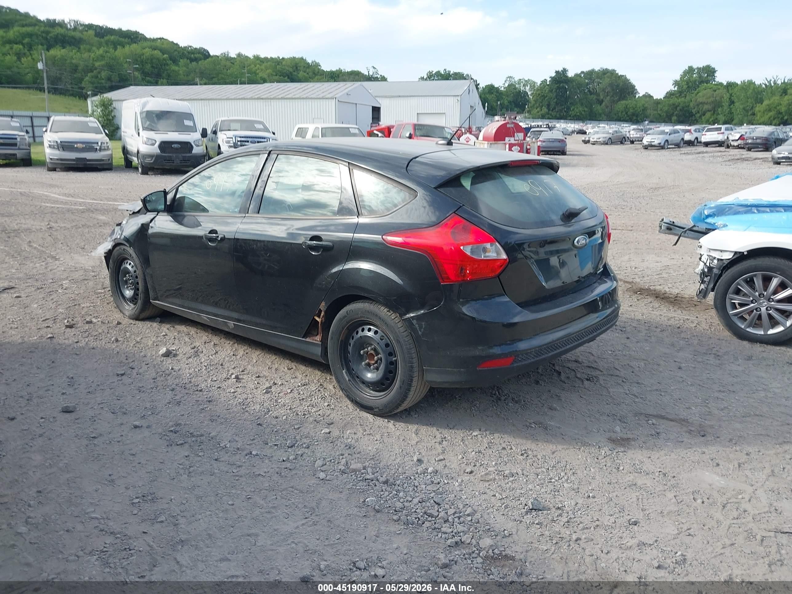 2012 Ford Focus Se Black vin: 1FAHP3K26CL446189