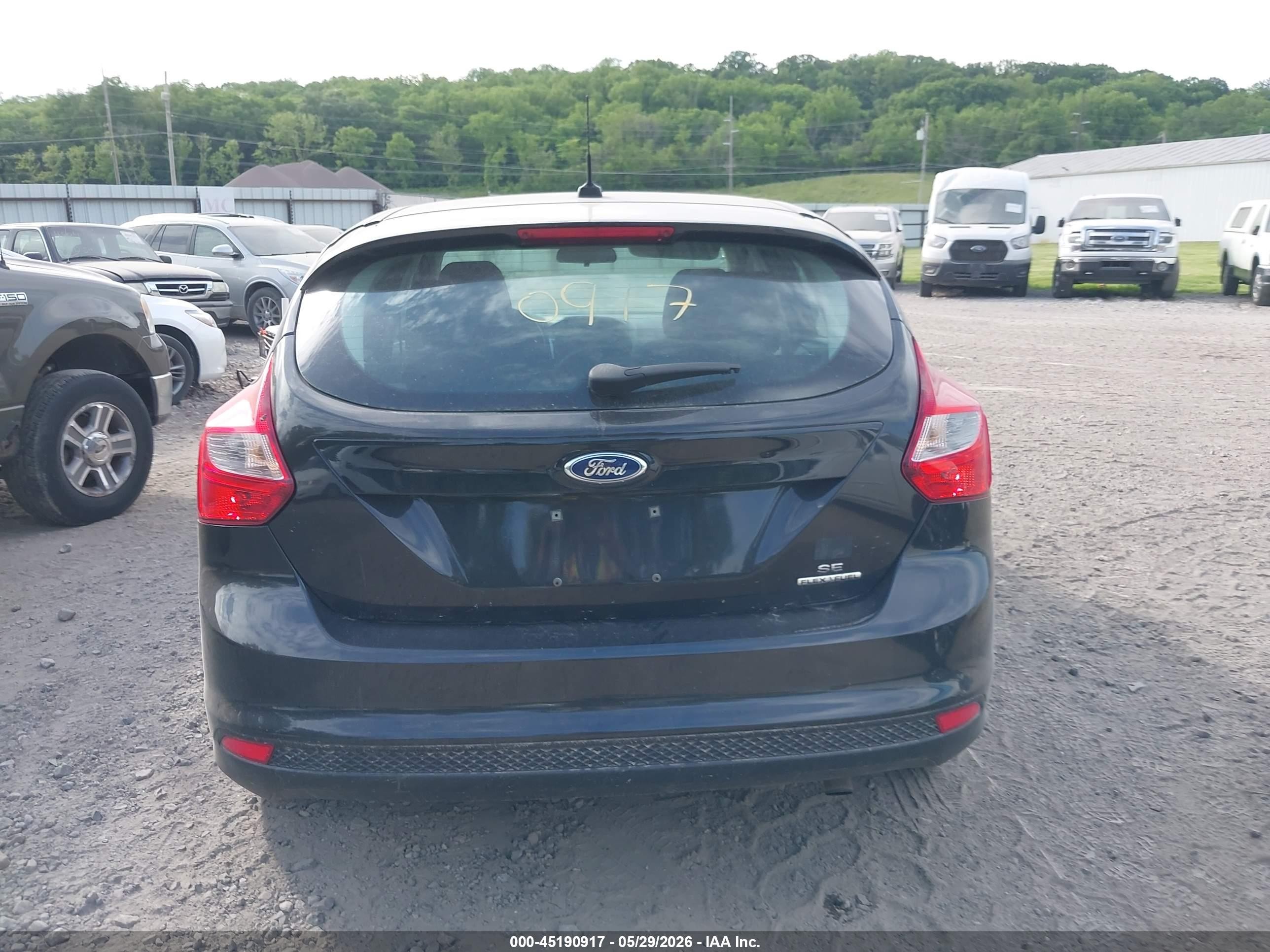 2012 Ford Focus Se Black vin: 1FAHP3K26CL446189