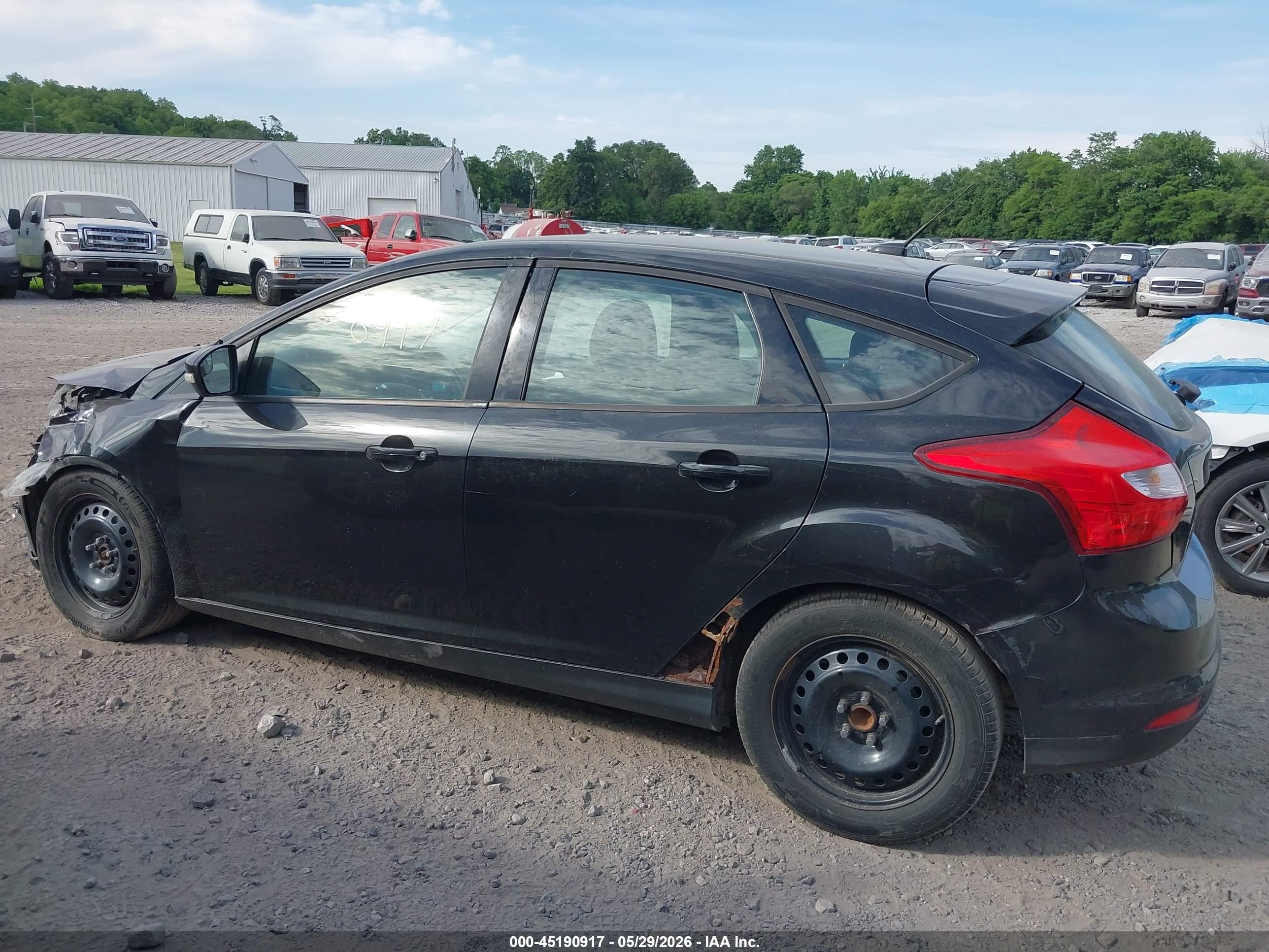 2012 Ford Focus Se Black vin: 1FAHP3K26CL446189