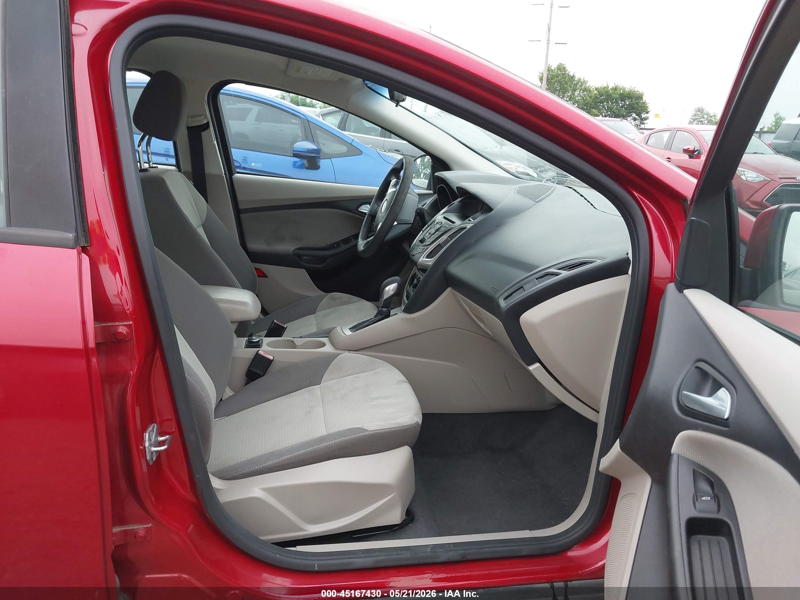 2012 Ford Focus Se Red vin: 1FAHP3K27CL104993