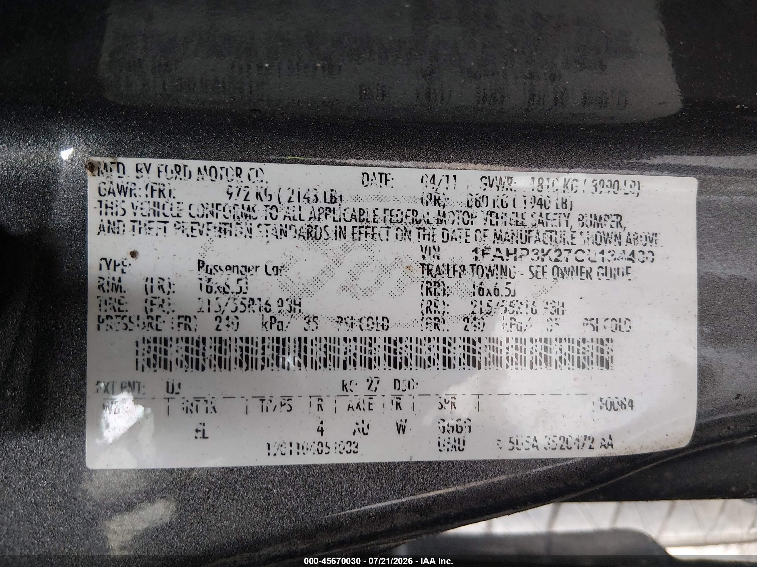 2012 Ford Focus Se Gray vin: 1FAHP3K27CL134480