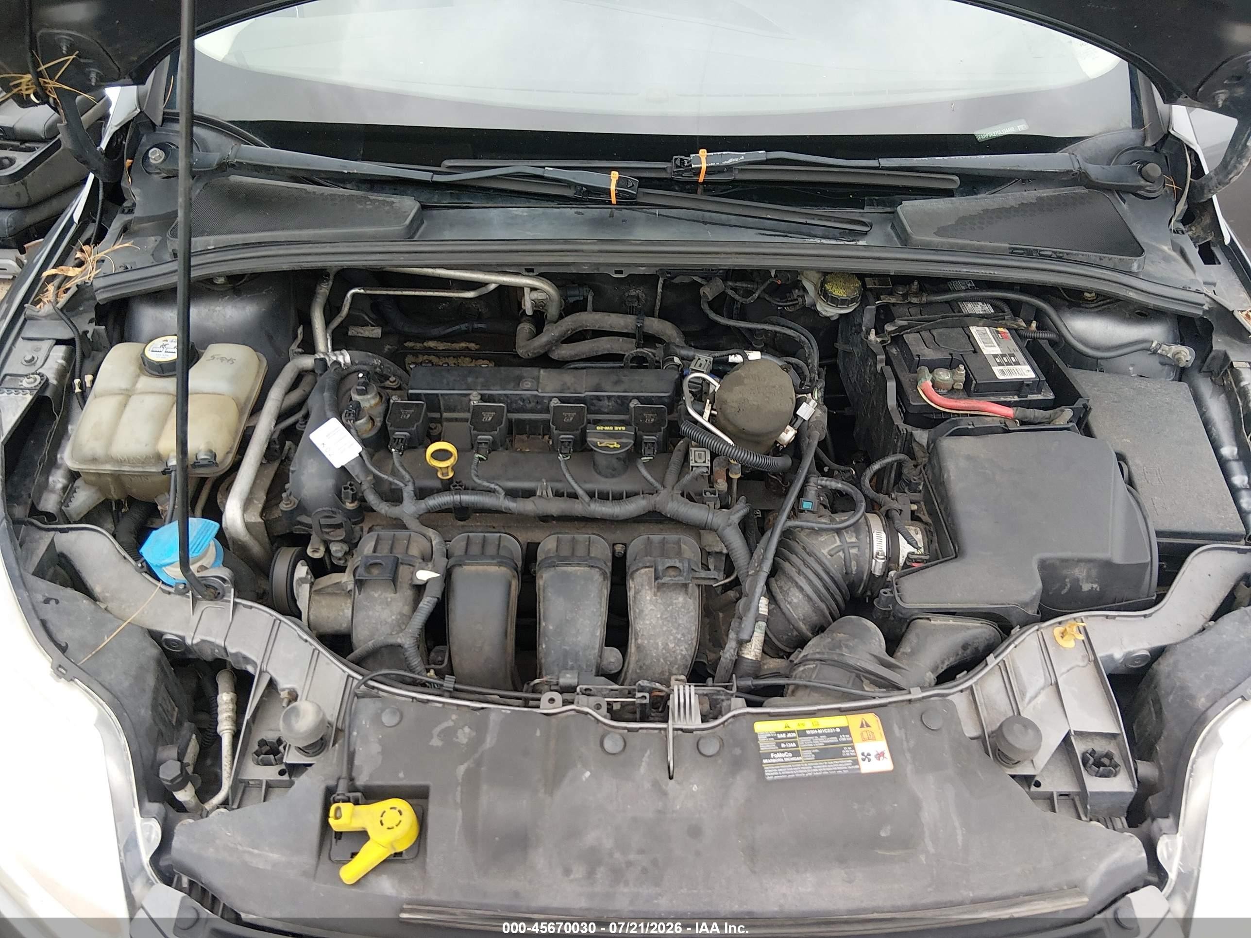 2012 Ford Focus Se Gray vin: 1FAHP3K27CL134480