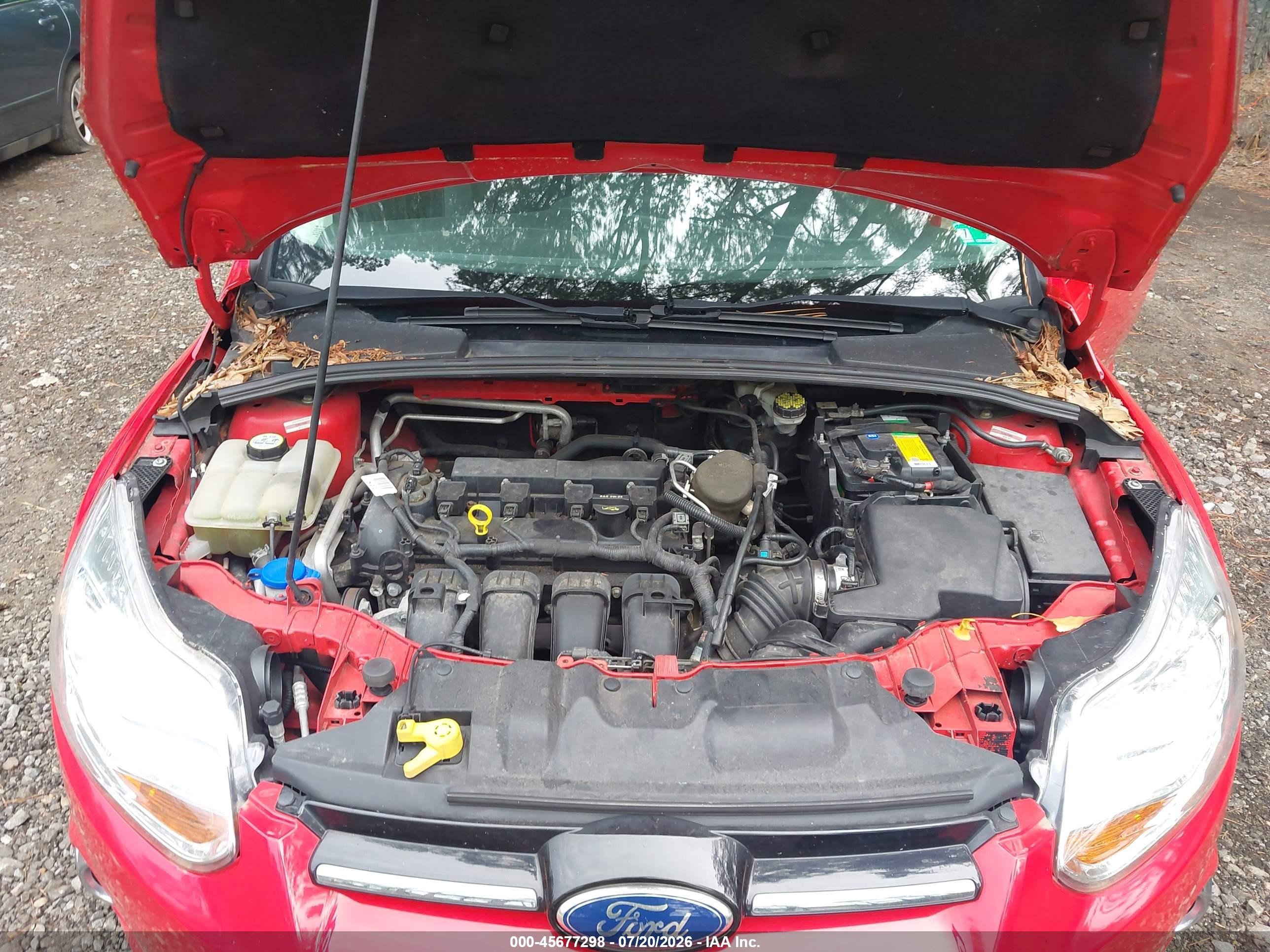 2012 Ford Focus Se Red vin: 1FAHP3K27CL171724