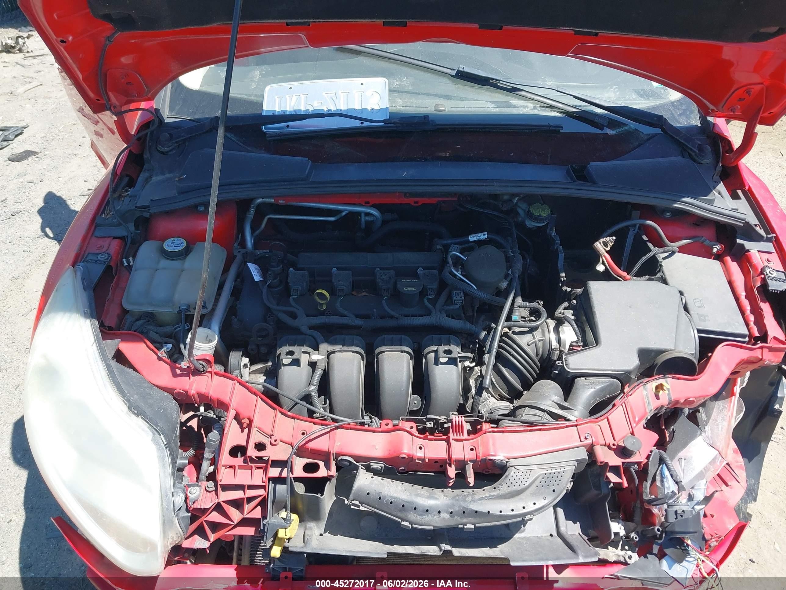 2012 Ford Focus Se Красный vin: 1FAHP3K27CL178897