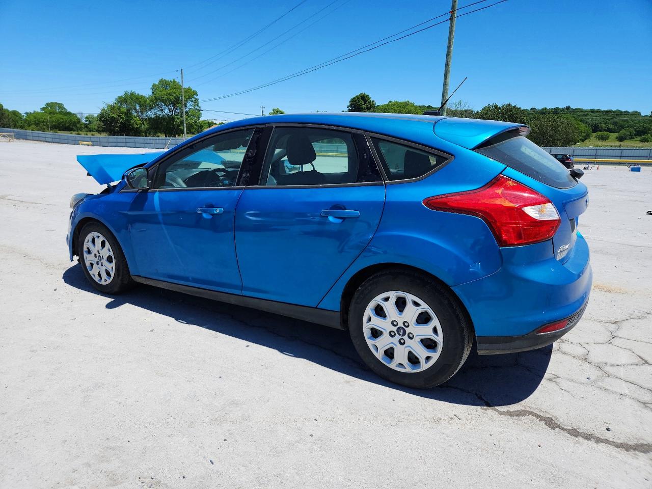 2012 Ford Focus Se Синий vin: 1FAHP3K27CL193707