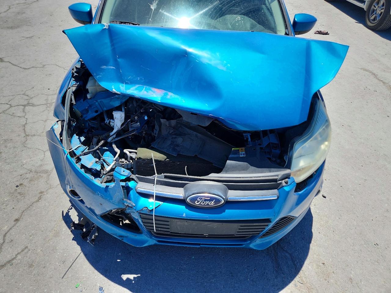 2012 Ford Focus Se Синий vin: 1FAHP3K27CL193707