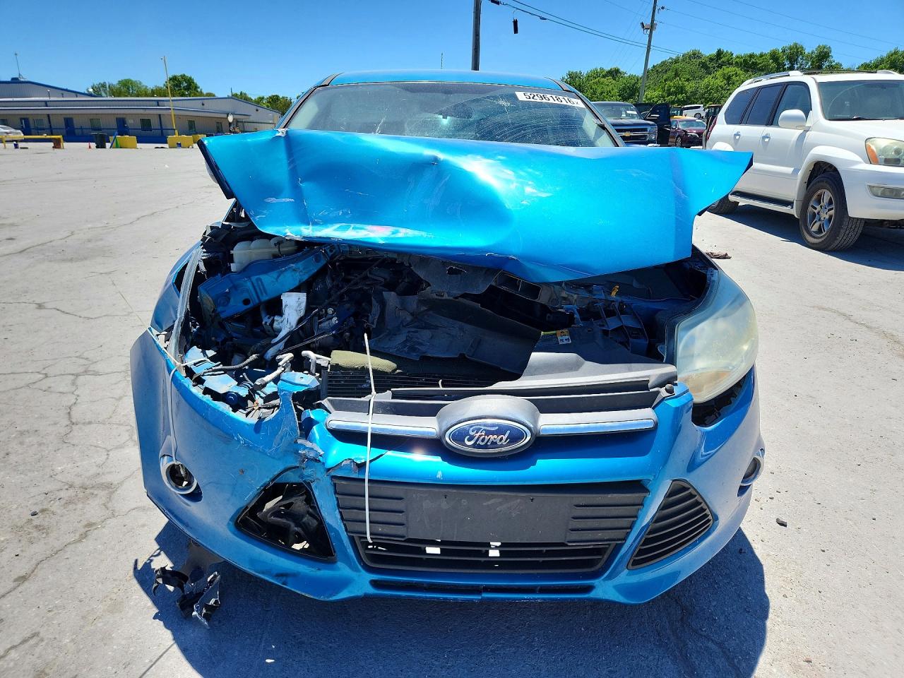 2012 Ford Focus Se Синий vin: 1FAHP3K27CL193707