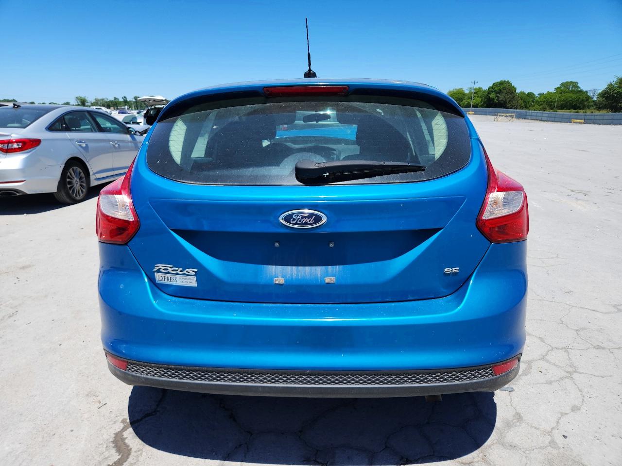 2012 Ford Focus Se Синий vin: 1FAHP3K27CL193707