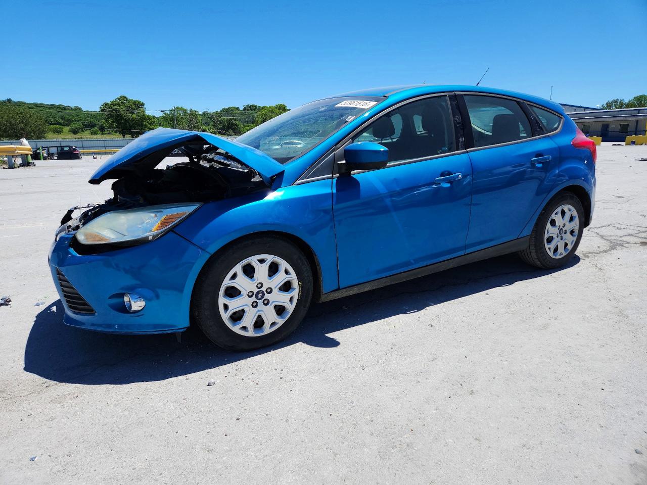 2012 Ford Focus Se Синий vin: 1FAHP3K27CL193707