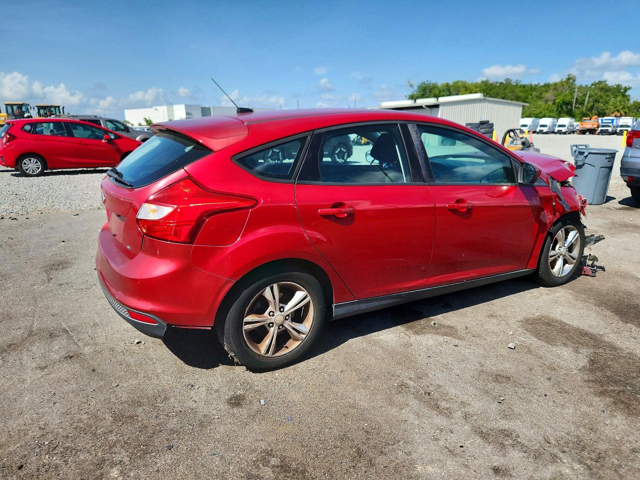 2012 Ford Focus Se Red vin: 1FAHP3K27CL226141