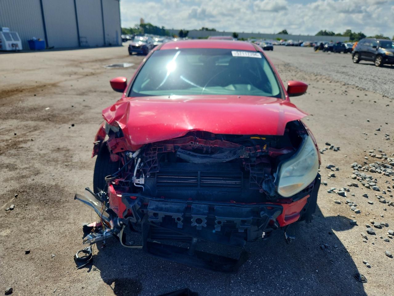 2012 Ford Focus Se Red vin: 1FAHP3K27CL226141
