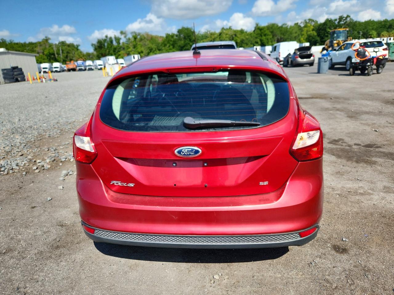 2012 Ford Focus Se Red vin: 1FAHP3K27CL226141