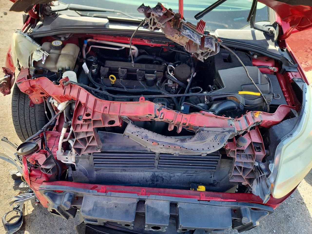 2012 Ford Focus Se Red vin: 1FAHP3K27CL226141
