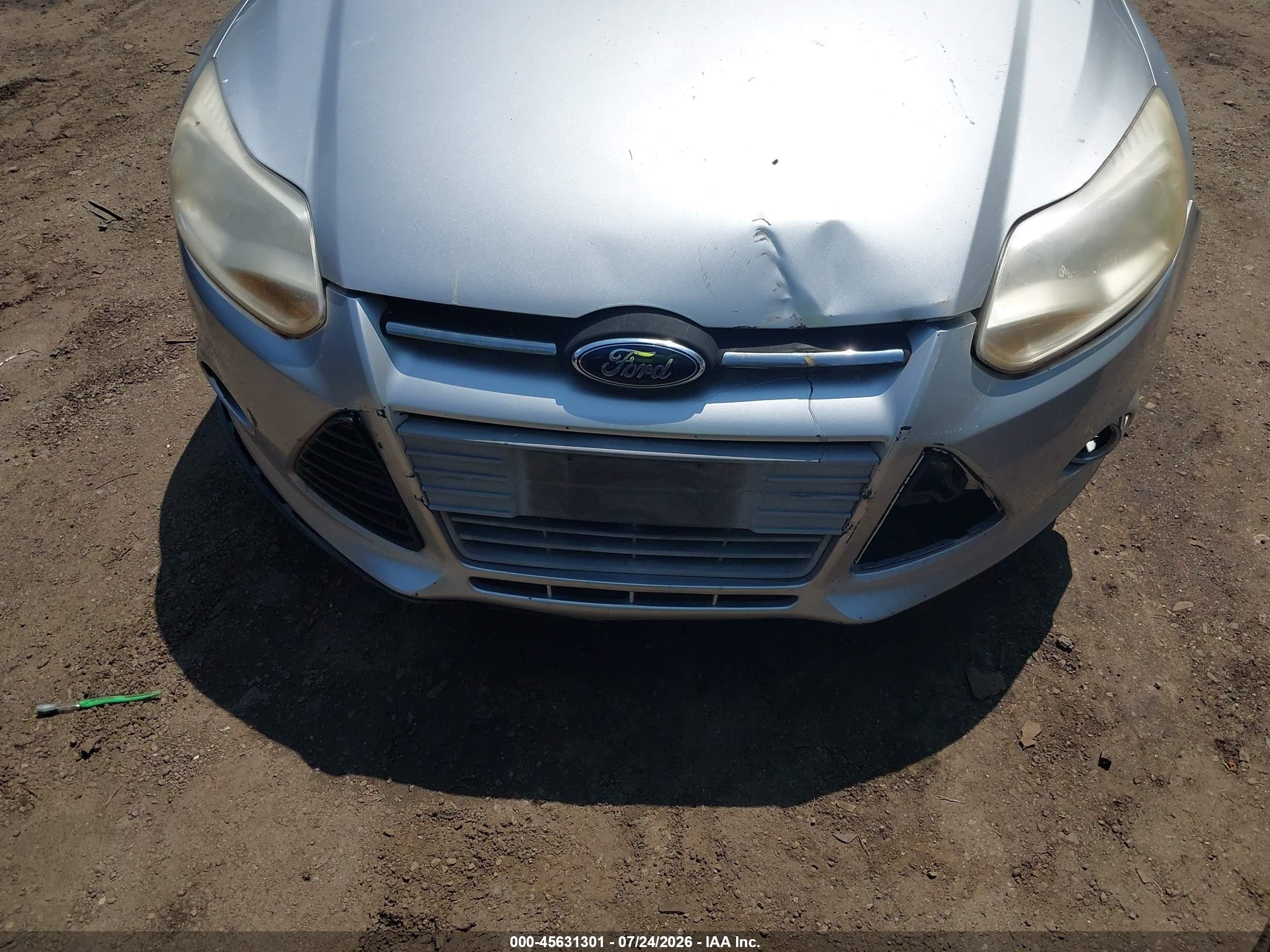 2012 Ford Focus Se Silver vin: 1FAHP3K27CL230562