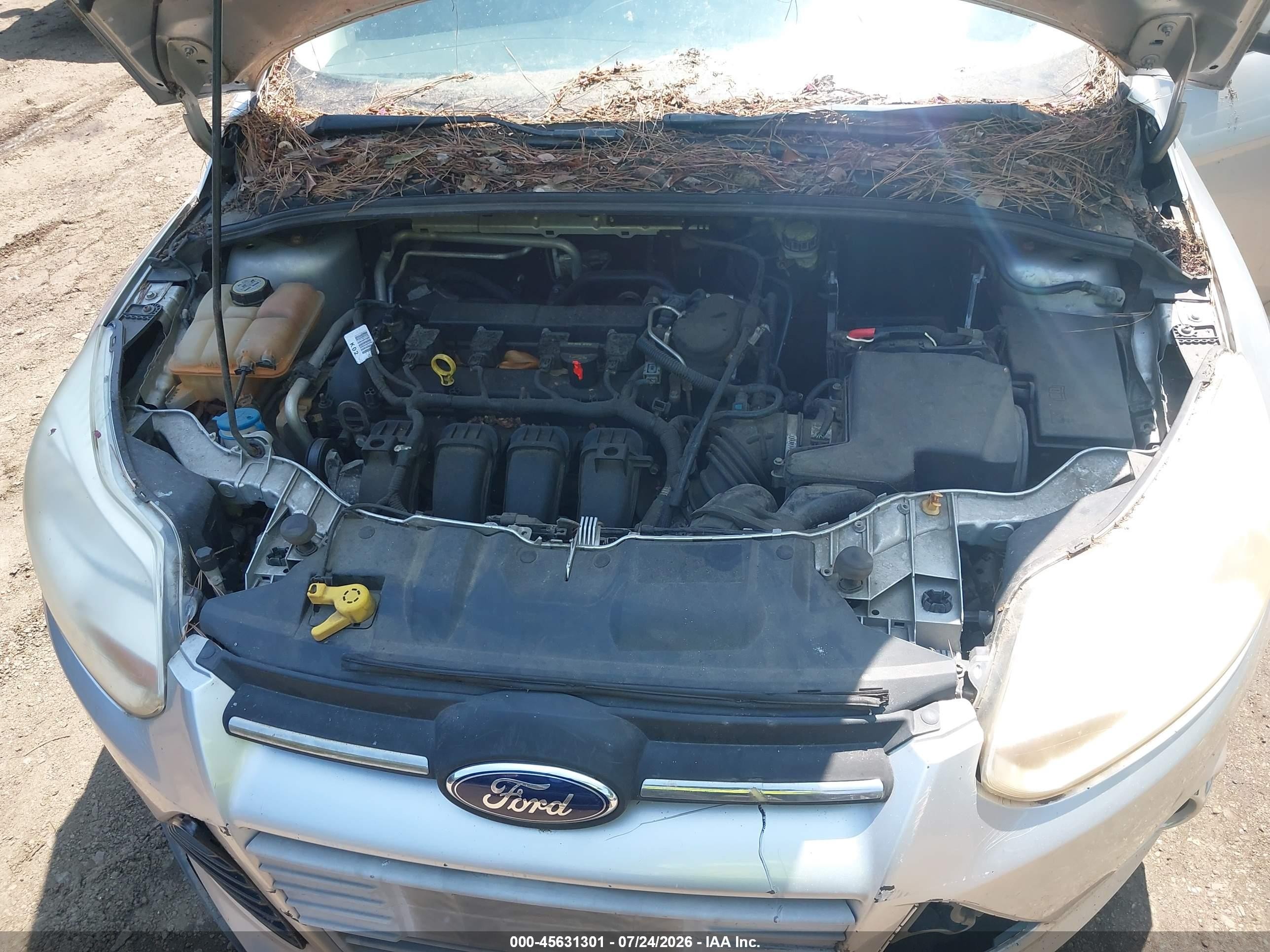 2012 Ford Focus Se Silver vin: 1FAHP3K27CL230562