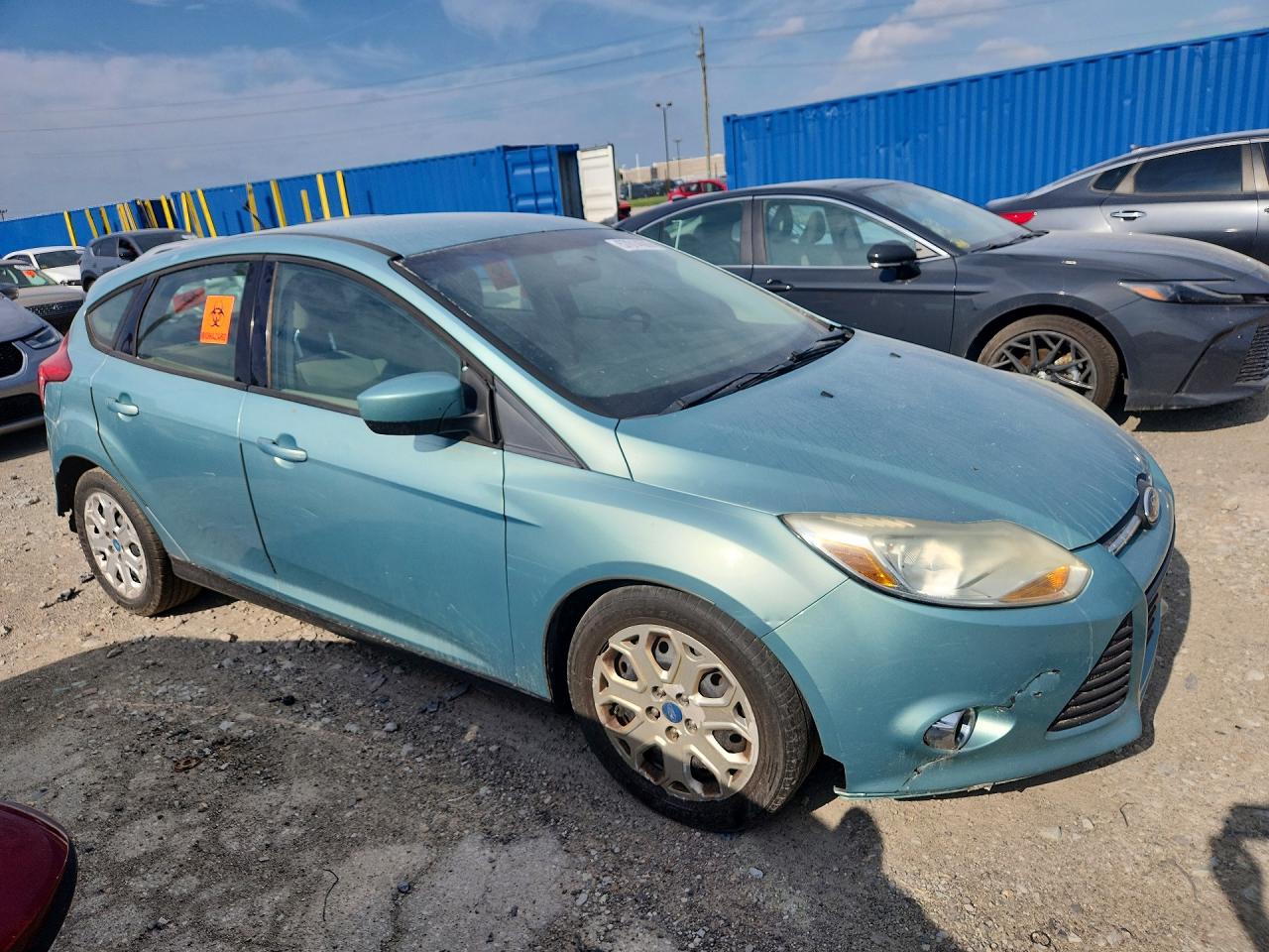 2012 Ford Focus Se Turquoise vin: 1FAHP3K27CL240489