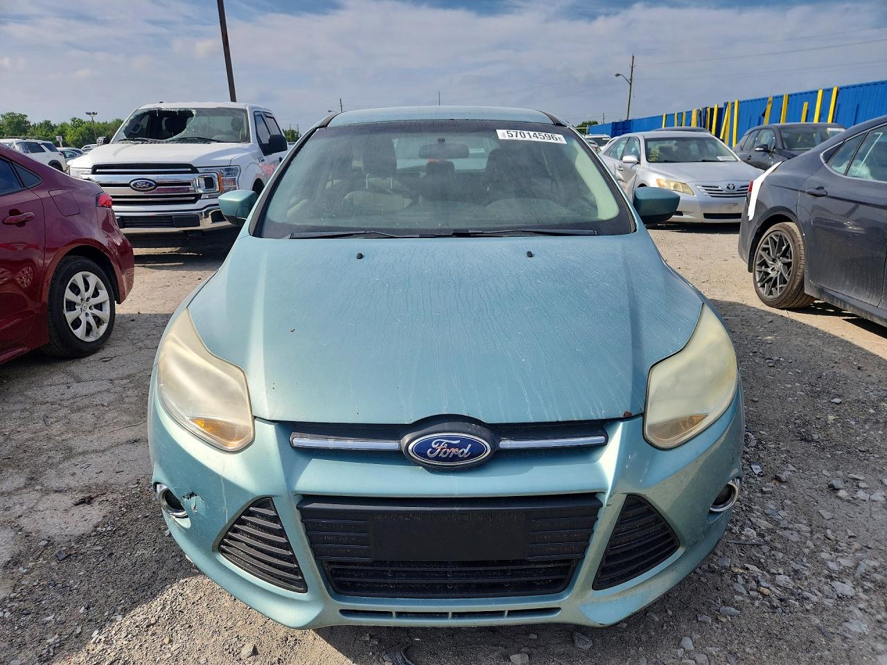 2012 Ford Focus Se Turquoise vin: 1FAHP3K27CL240489
