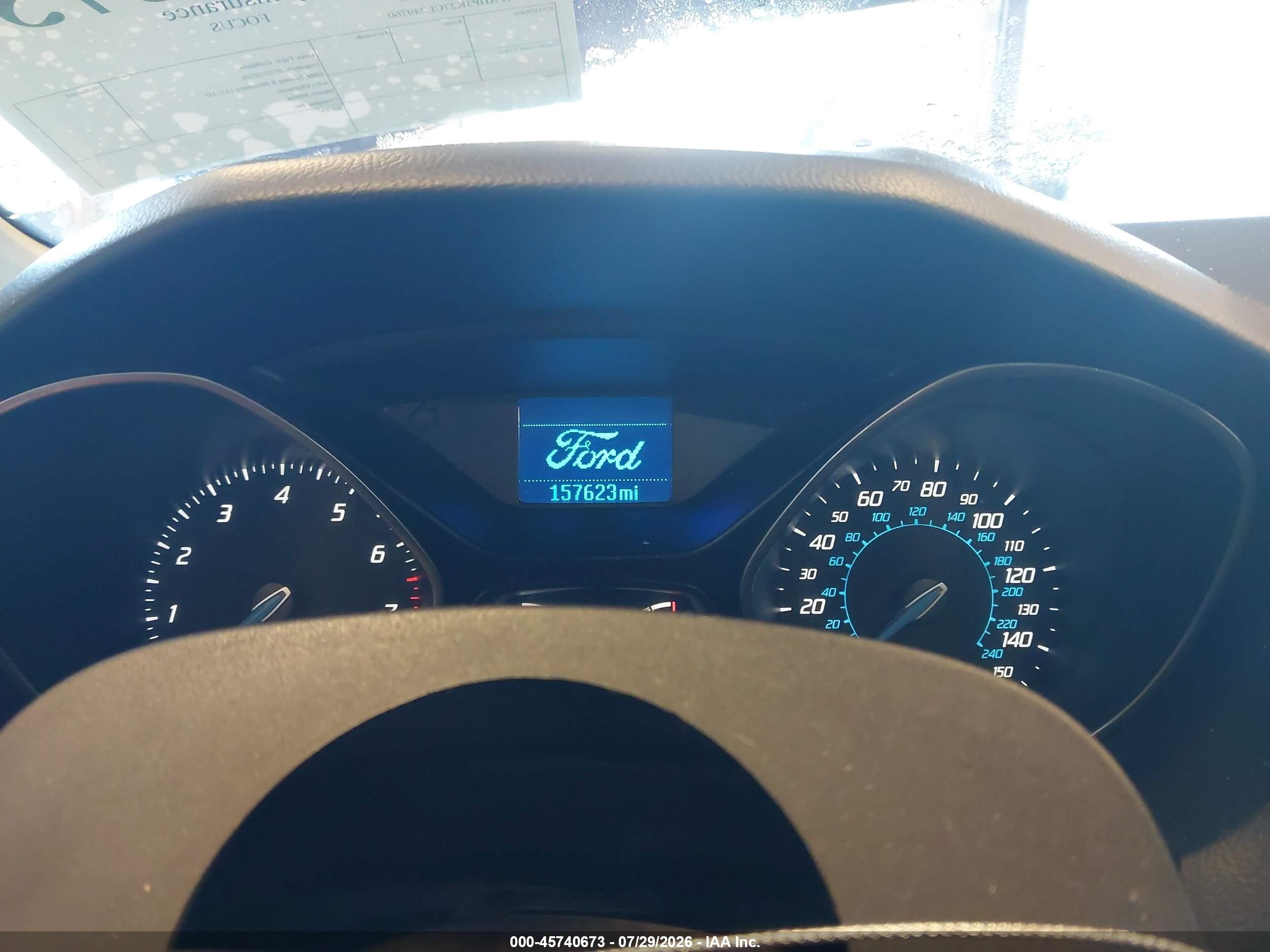 2012 Ford Focus Se Blue vin: 1FAHP3K27CL249760