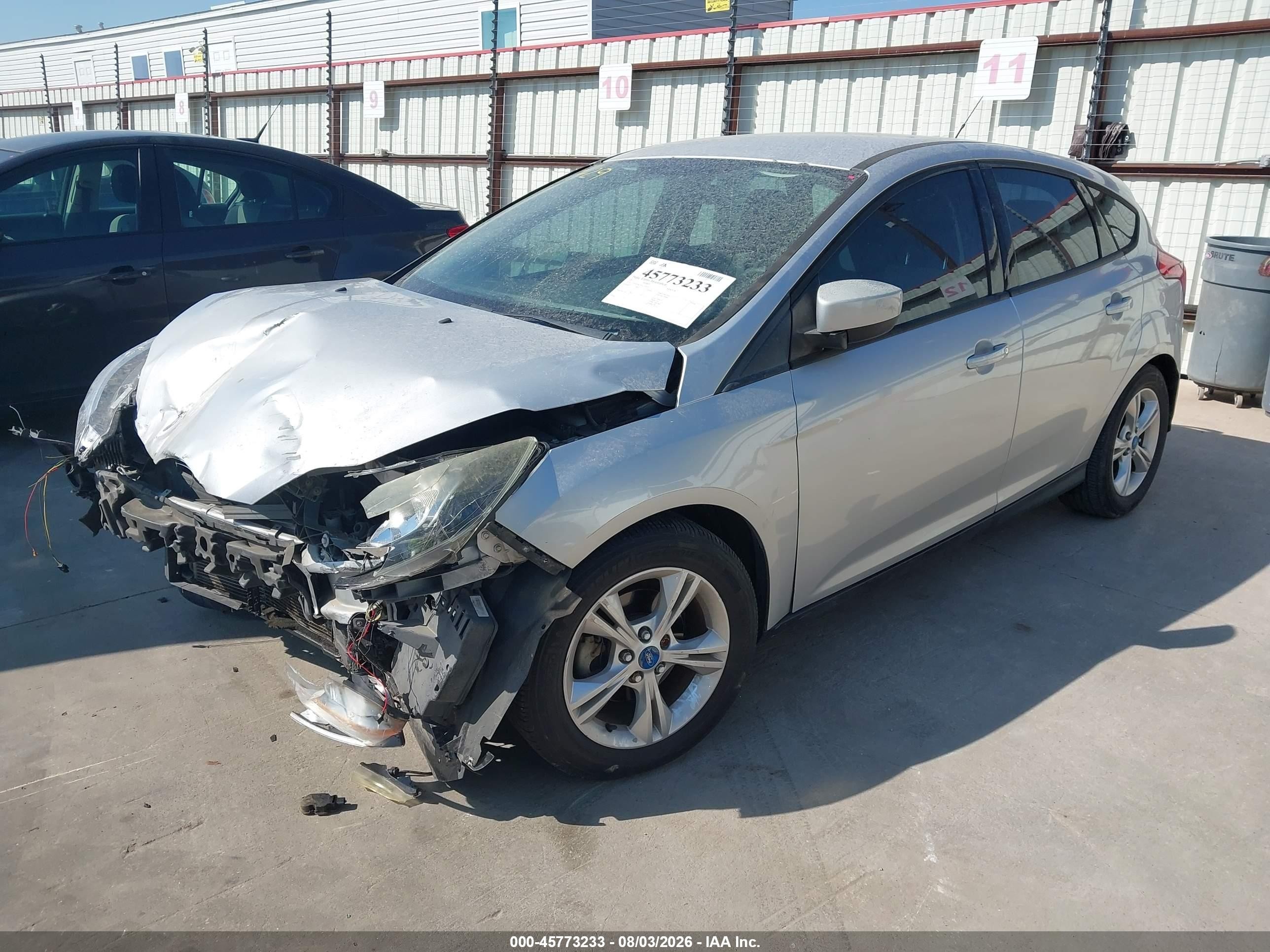 2012 Ford Focus Se Silver vin: 1FAHP3K27CL250116